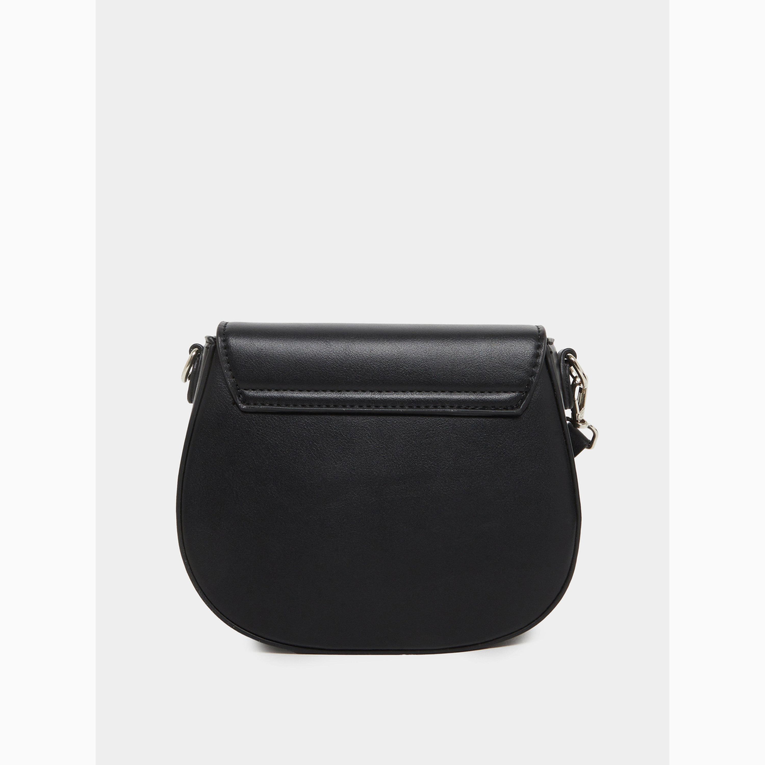 Styli Black Mini Saddle Bag-women-bagsandwallets-handbags-image-2