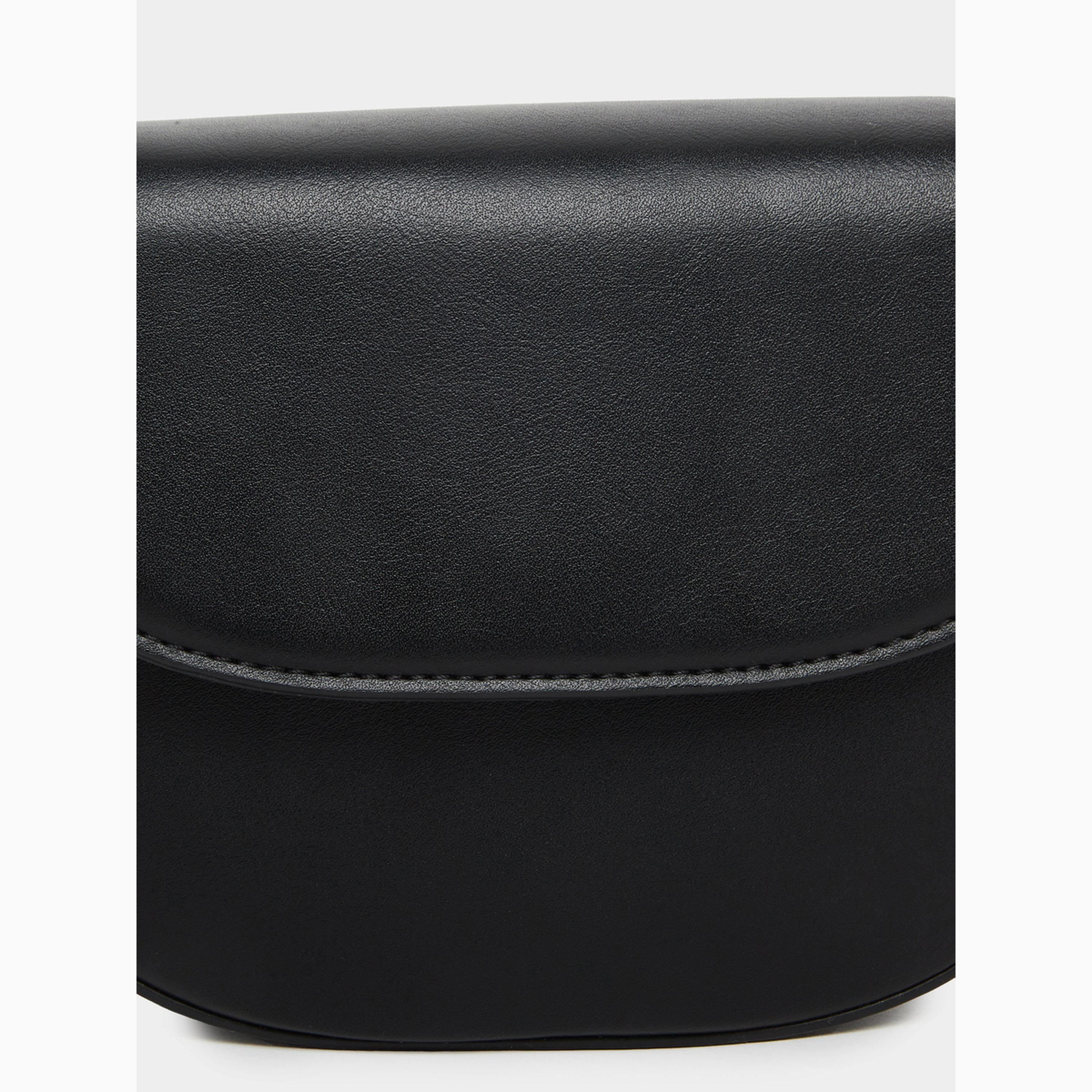 Styli Black Mini Saddle Bag-women-bagsandwallets-handbags-image-3