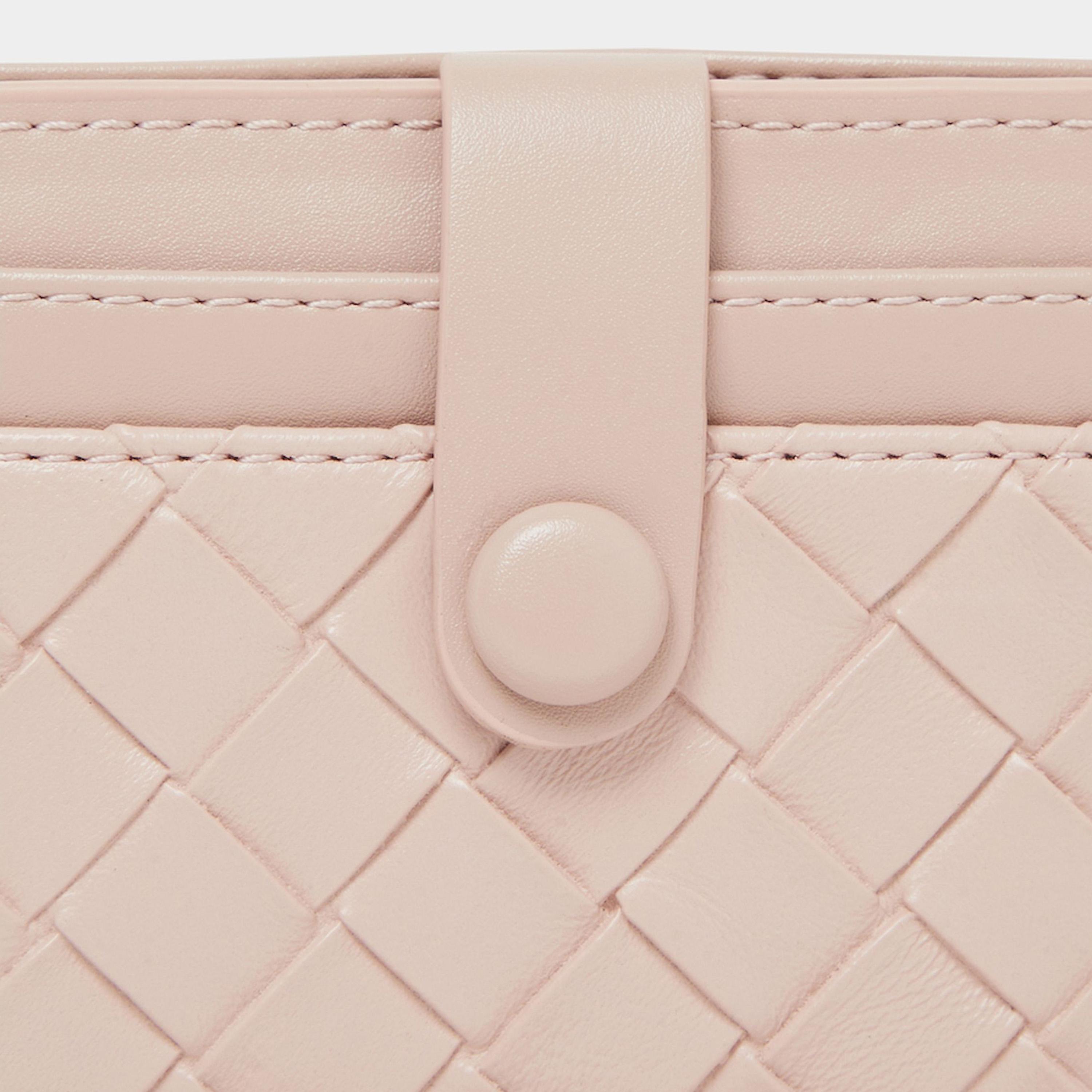 Styli Pink Textured Bi-Fold Card Holder-women-bagsandwallets-wallets-image-3