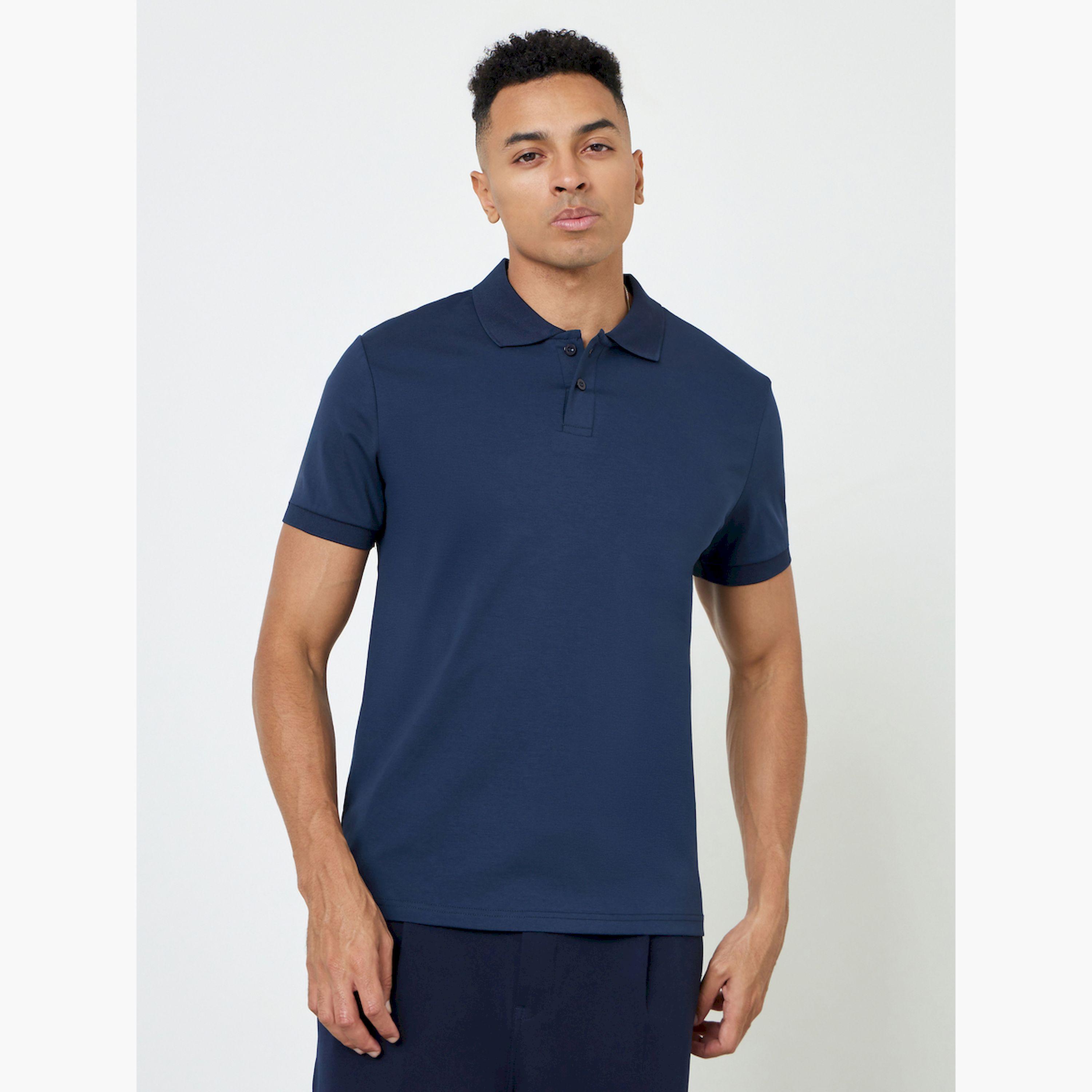 Styli Men Cotton Stretch Regular Fit Polo-men-clothing-tshirtsandpolos-polos-image-1