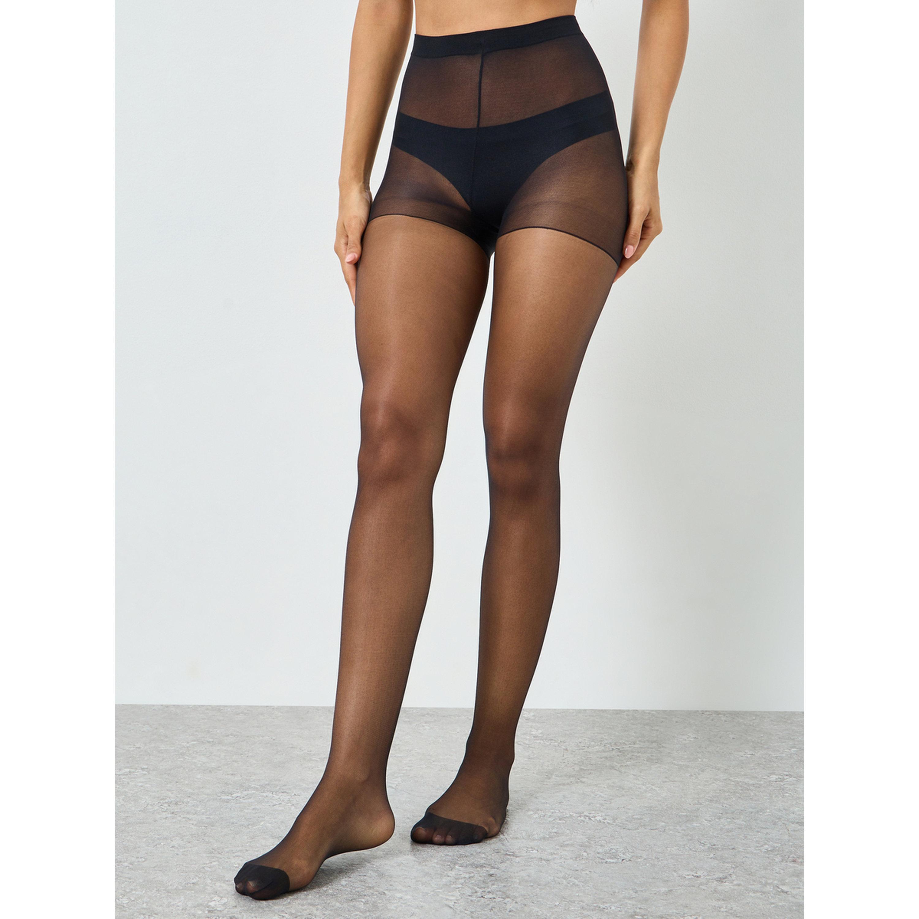 Styli Black 20D Sheer Stocking-women-socksandstockings-image-1