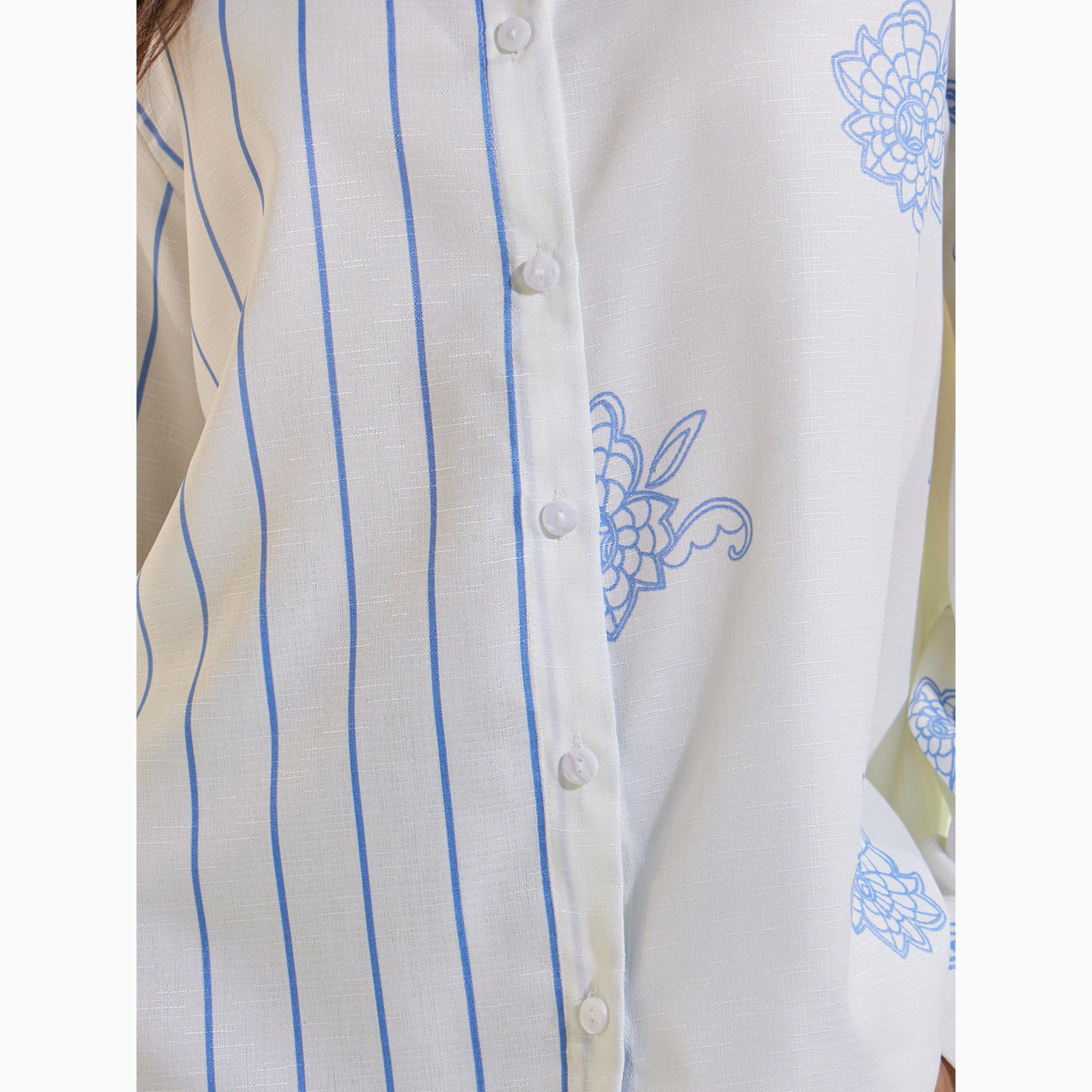 بلوزة فضفاضة بطبعة أزهار-women-clothing-shirtsandblouses-shirts-image-5