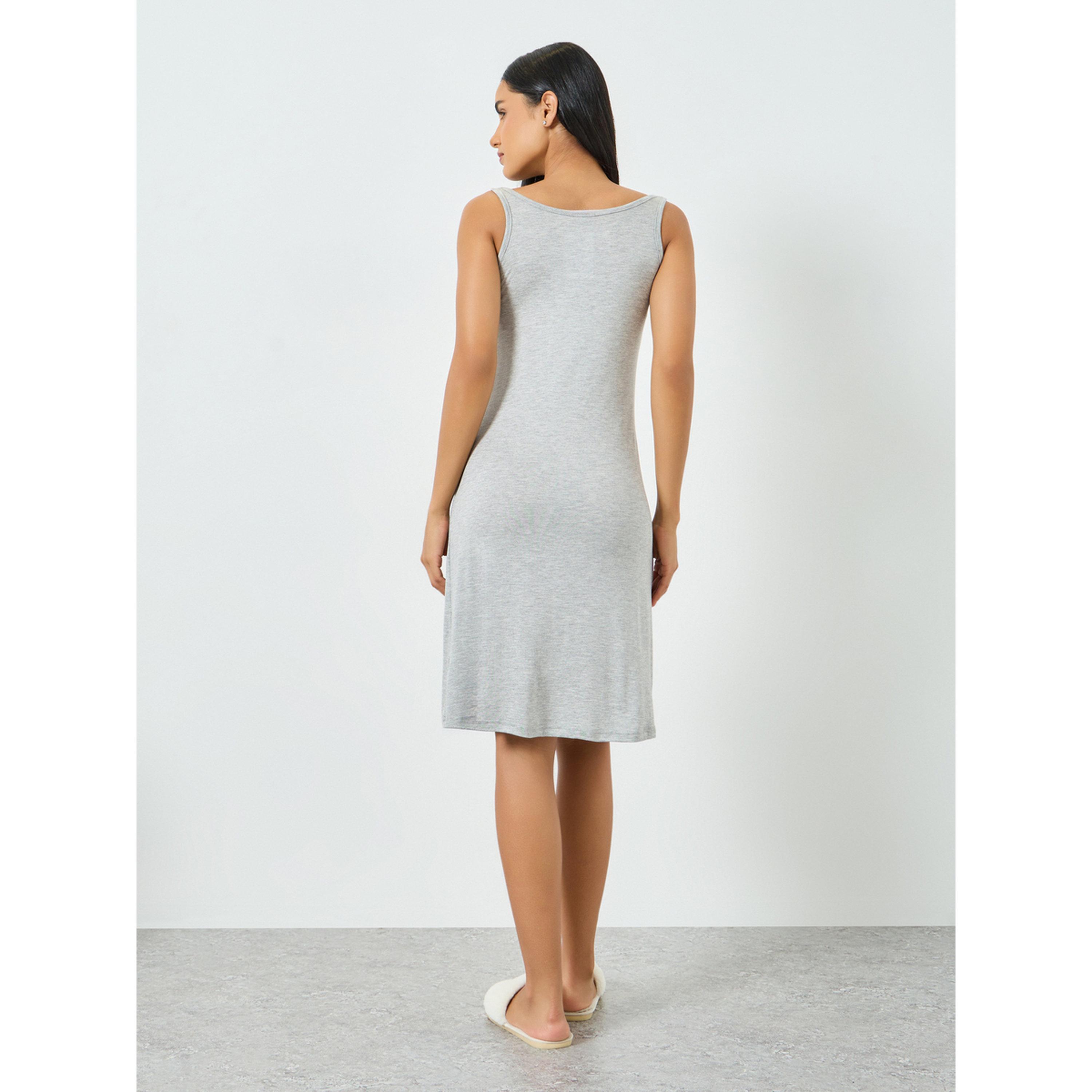 Styli Pack of 2 - Basic Round Neck Slip Dress-women-clothing-nightwear-nighties-image-5