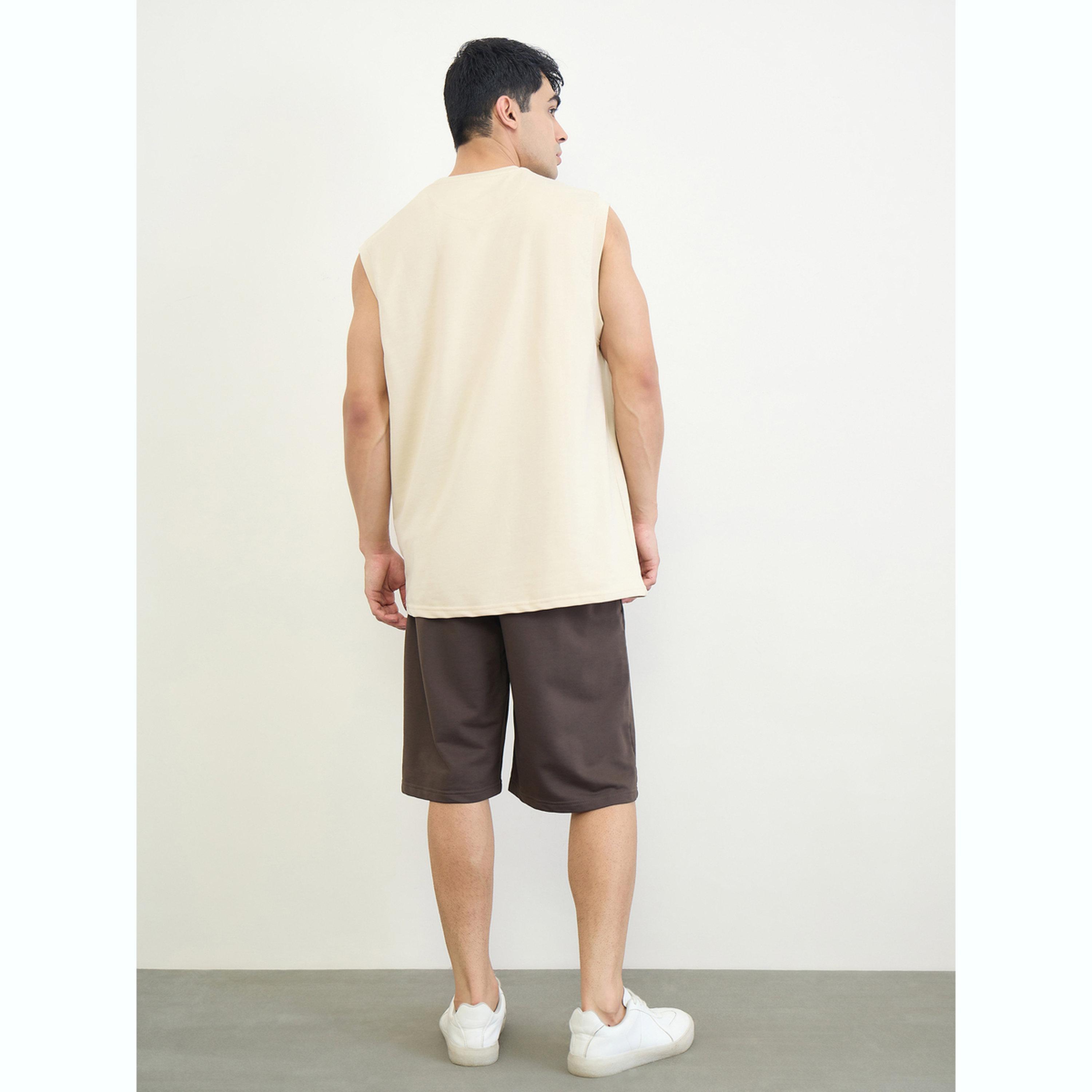 مجموعة من شورت وتيشيرت بدون أكمام بقصة مريحة-men-clothing-coordsets-image-4