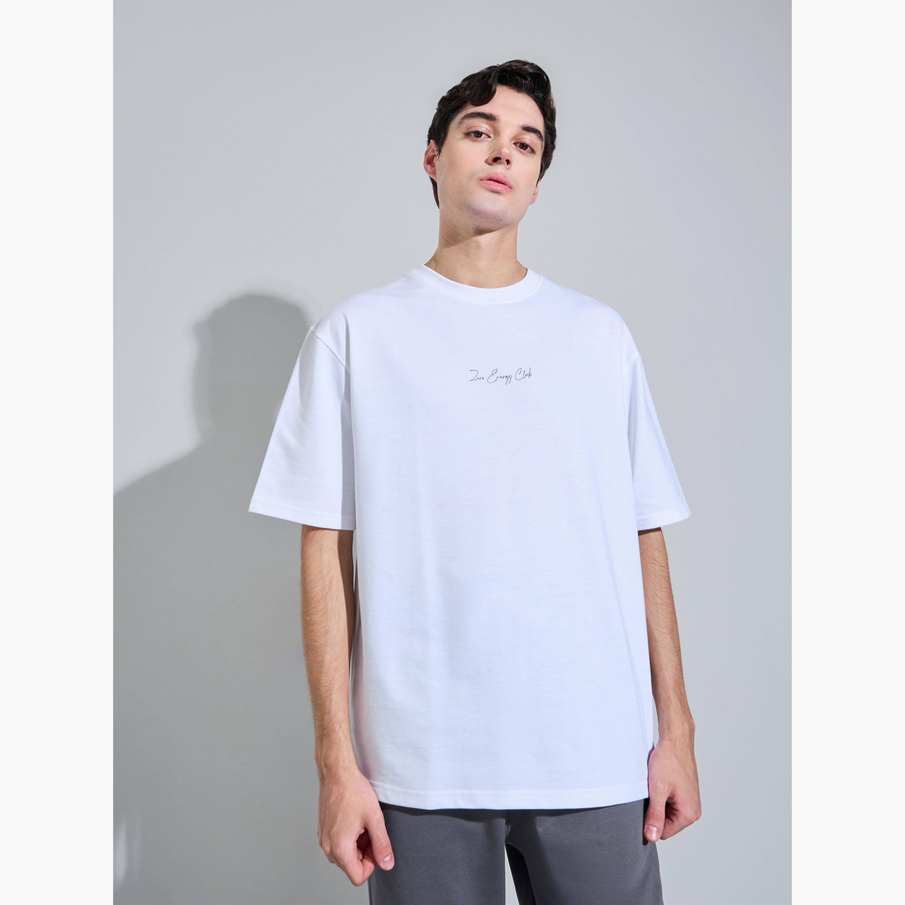 Styli Men Oversized Longline T-Shirt and Joggers Set-men-clothing-coordsets-image-3