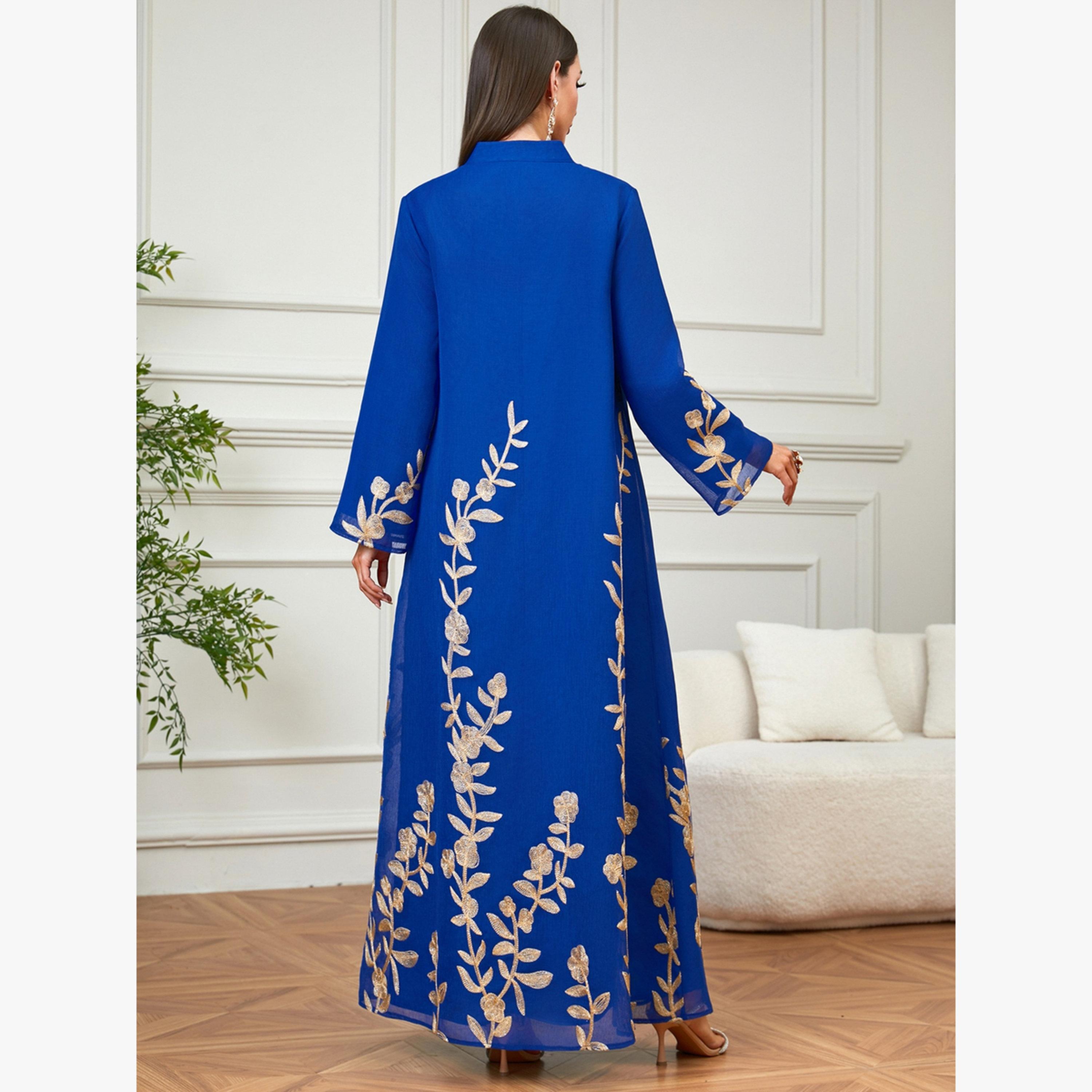 جلابية مطرزة بحافة واسعة-women-arabicclothing-jalabiyas-image-5