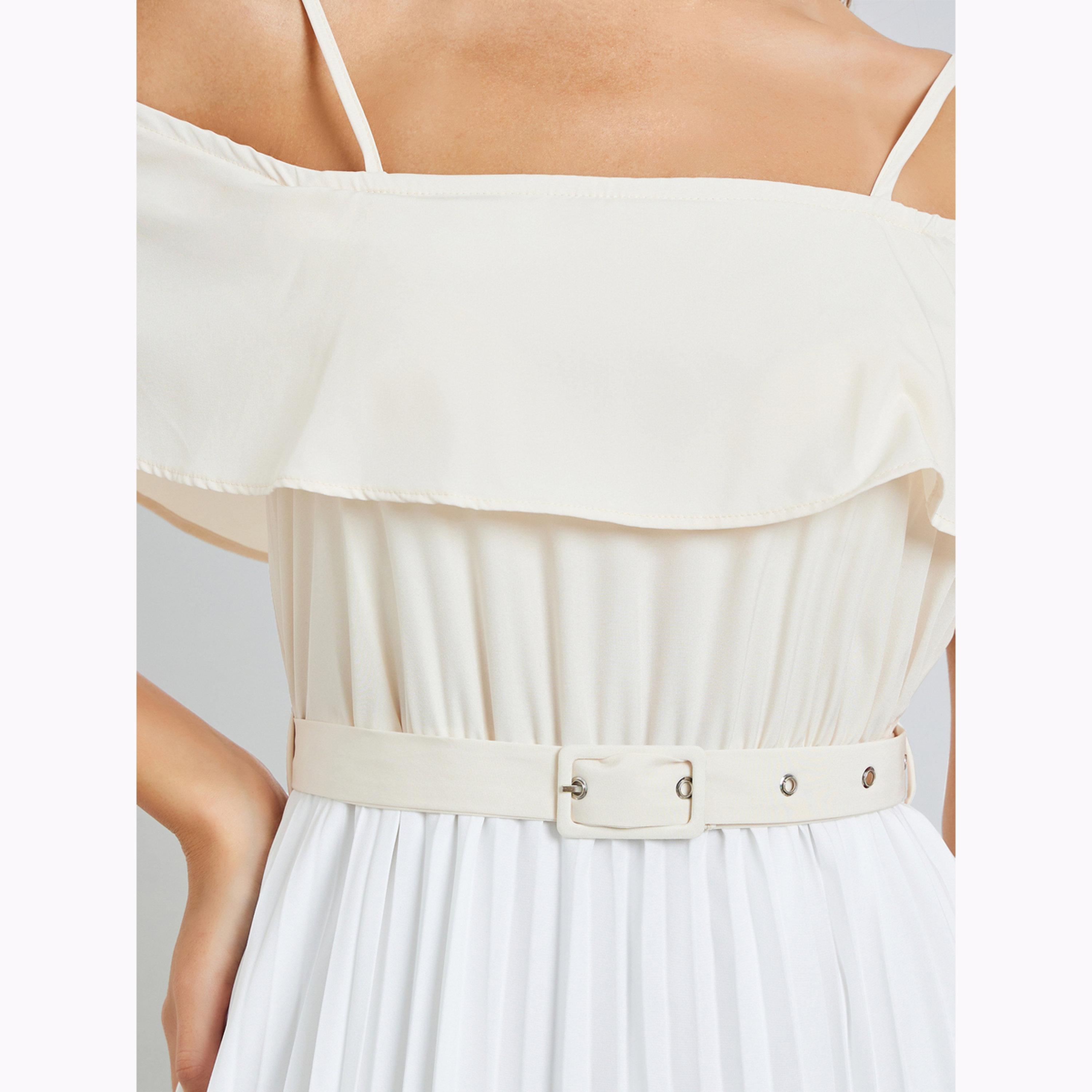 Styli Color Block Strappy Pleated Maxi Dress-women-clothing-dresses-image-5