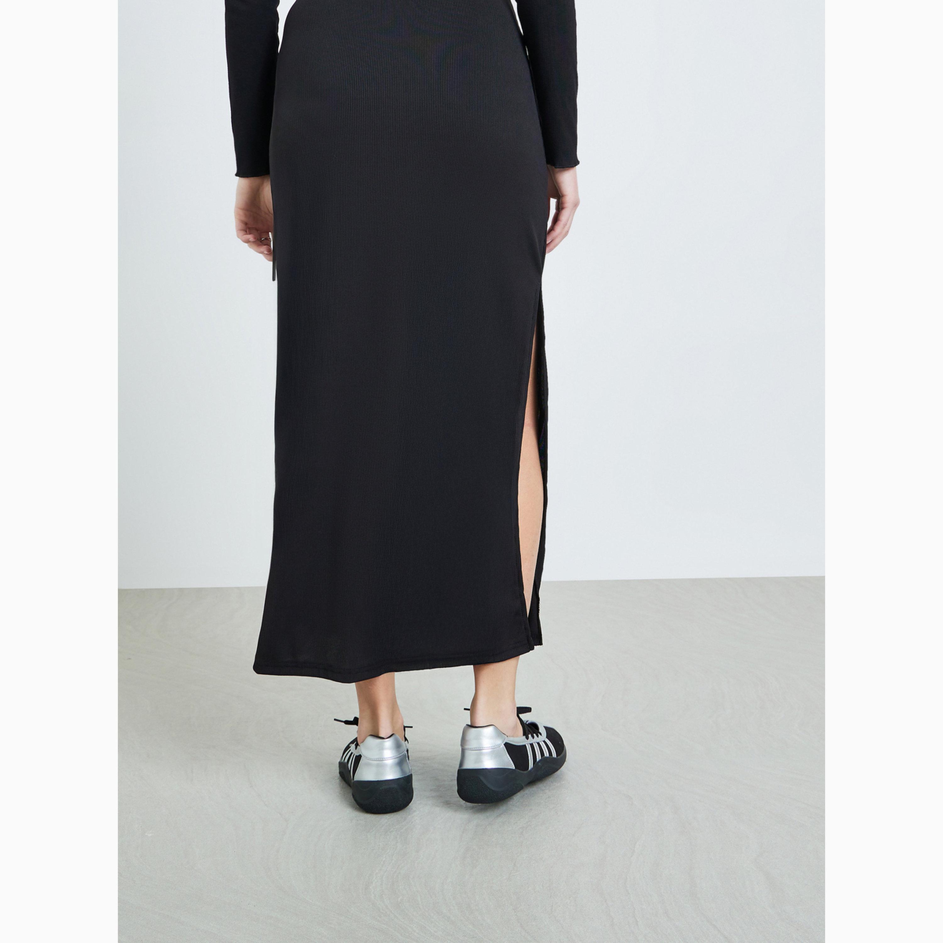 تنورة طويلة ضيقة مع فتحة-women-clothing-bottoms-skirts-image-6
