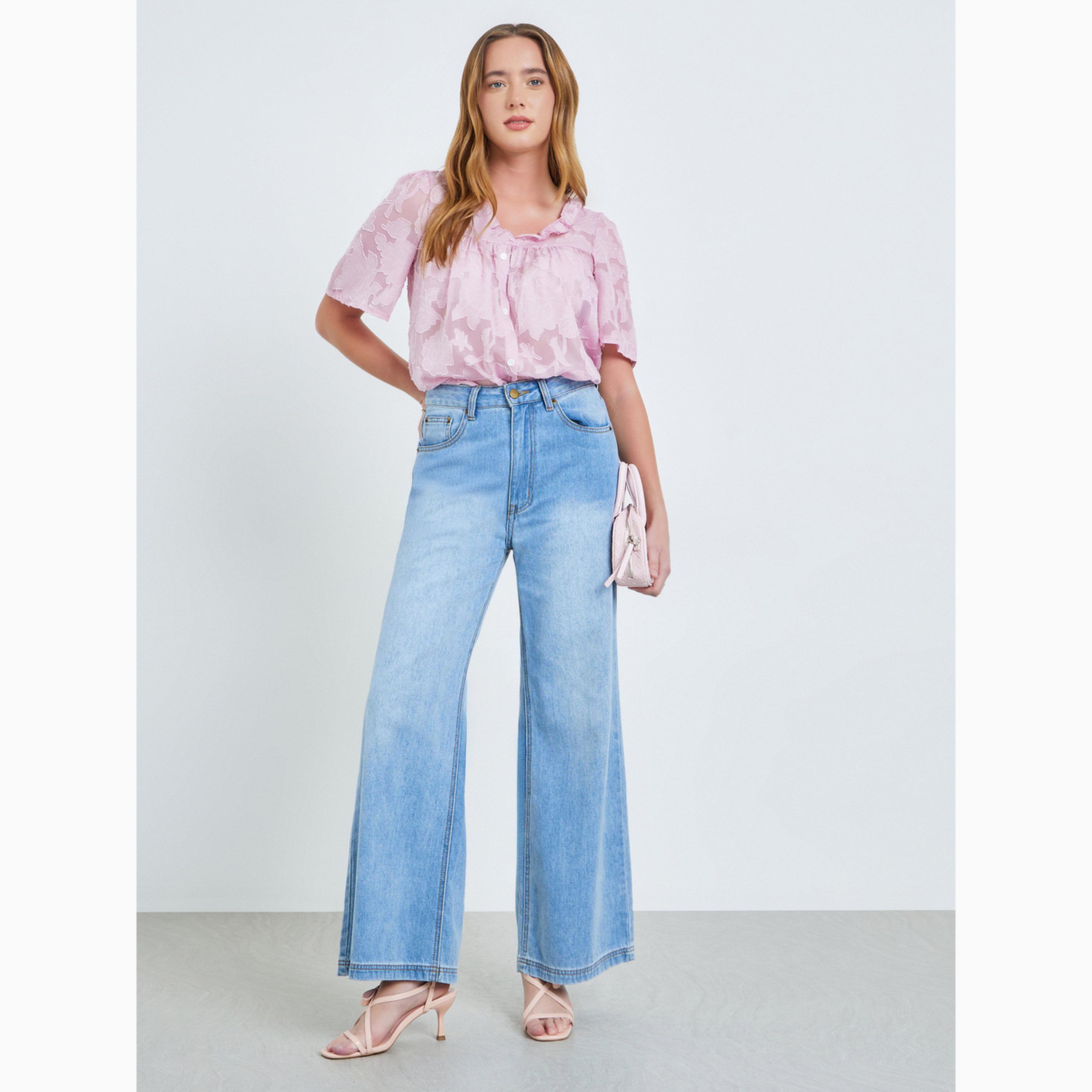 بلوزة بأزرار أمامية-women-clothing-shirtsandblouses-blouses-image-2