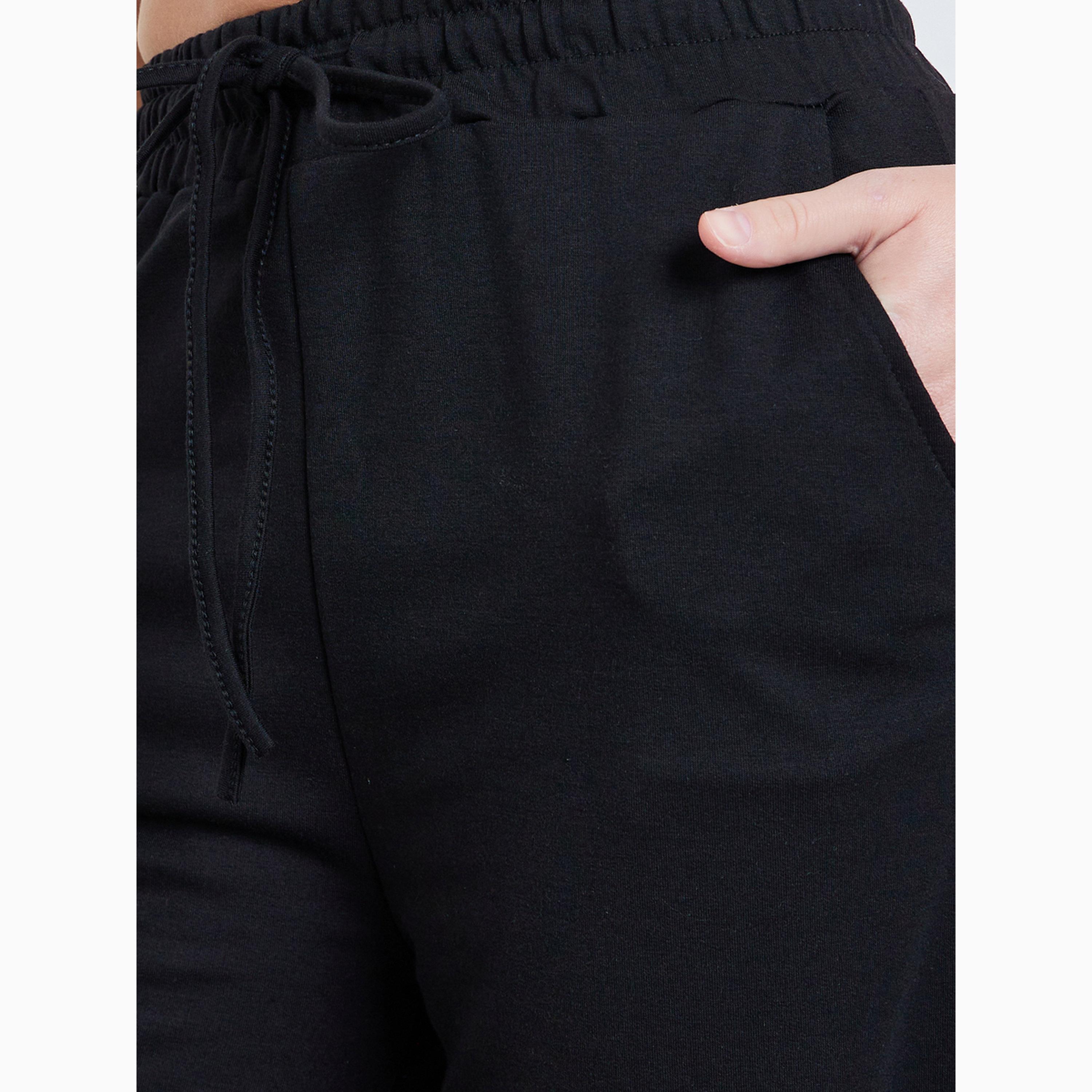 بنطال بأرجل واسعة وحافة بكشكش-women-clothing-bottoms-joggers-image-3