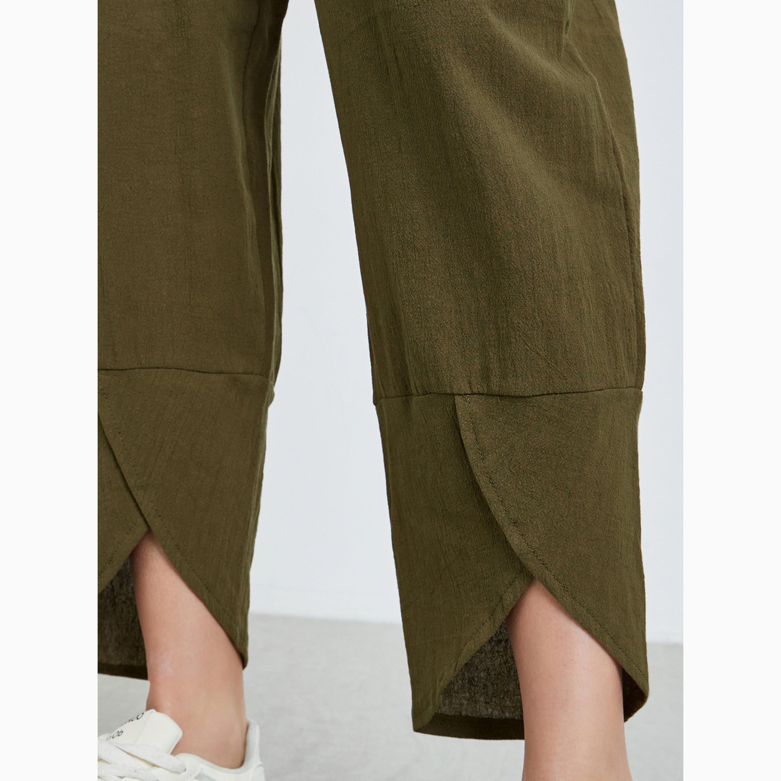 بنطال بخصر ضيق وجيوب-women-clothing-bottoms-joggers-image-4