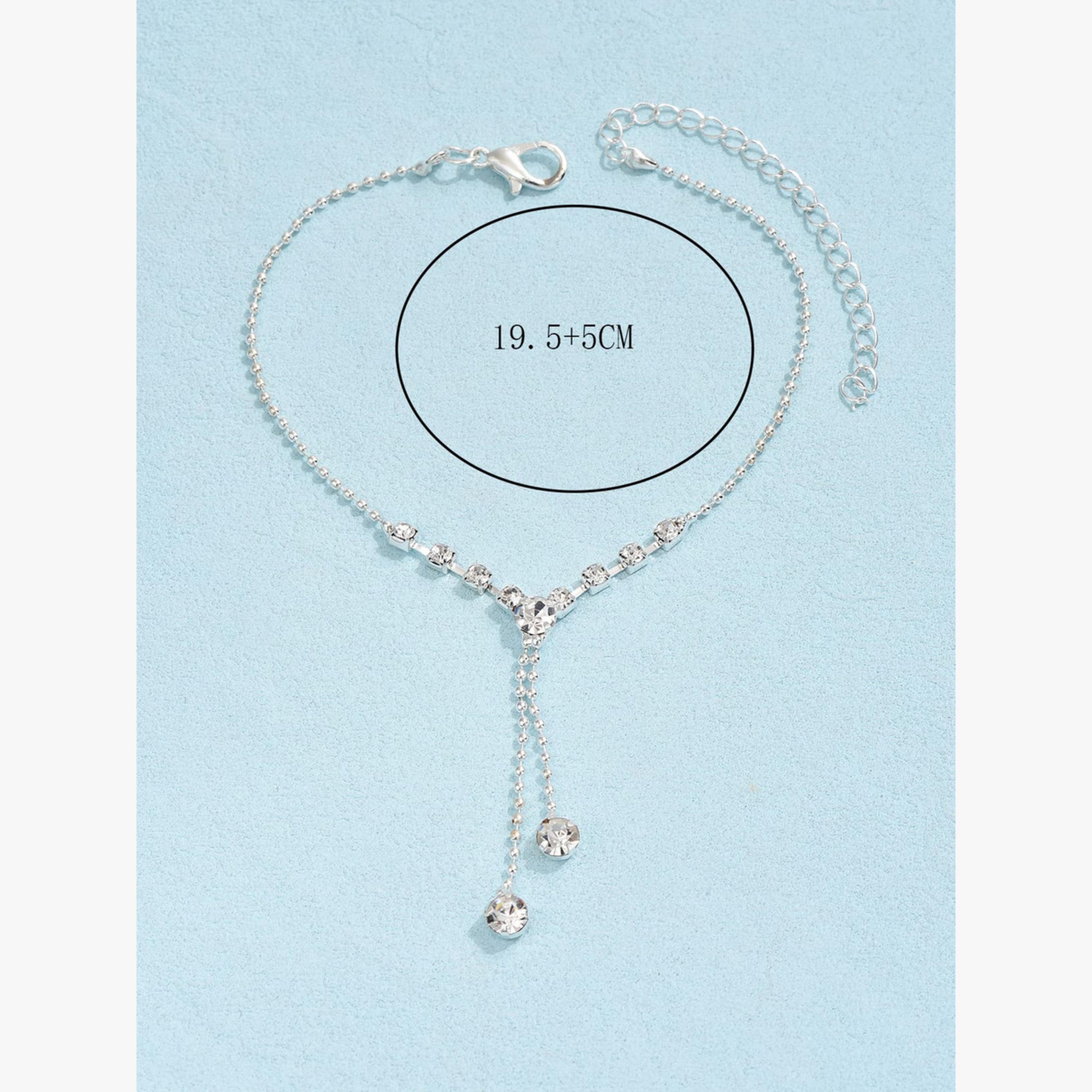خلخال مزين ودلاية بشرابة-women-watchesandjewellery-jewellery-anklets-image-4