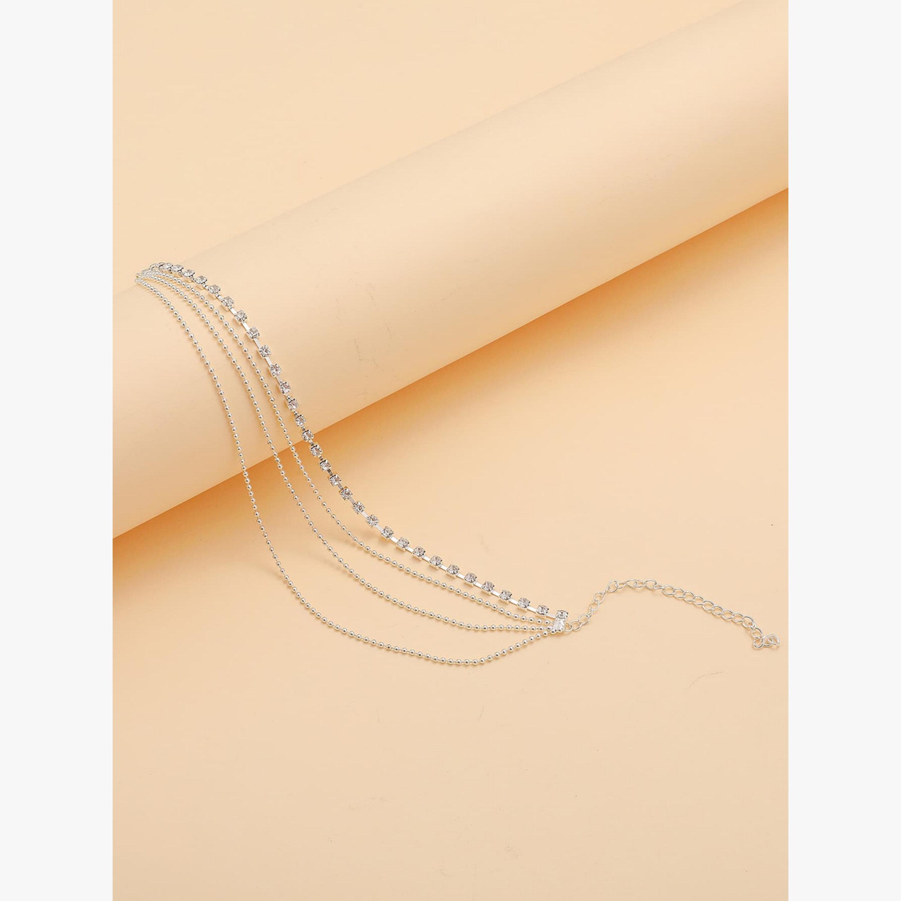 Take Two Layered Embellished Anklet-women-watchesandjewellery-jewellery-anklets-image-5