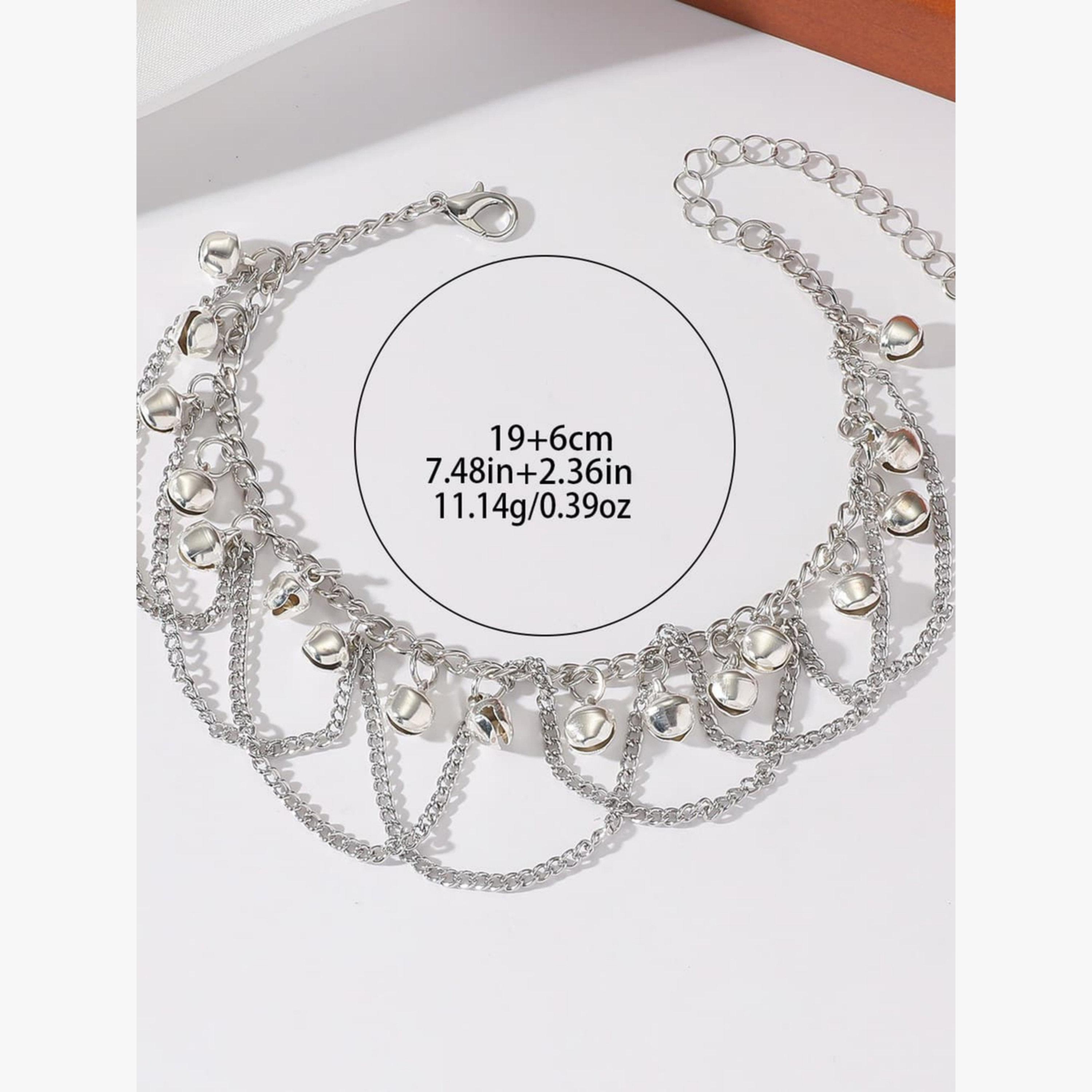 خلخال بطبقات ودلايات أجراس-women-watchesandjewellery-jewellery-anklets-image-4