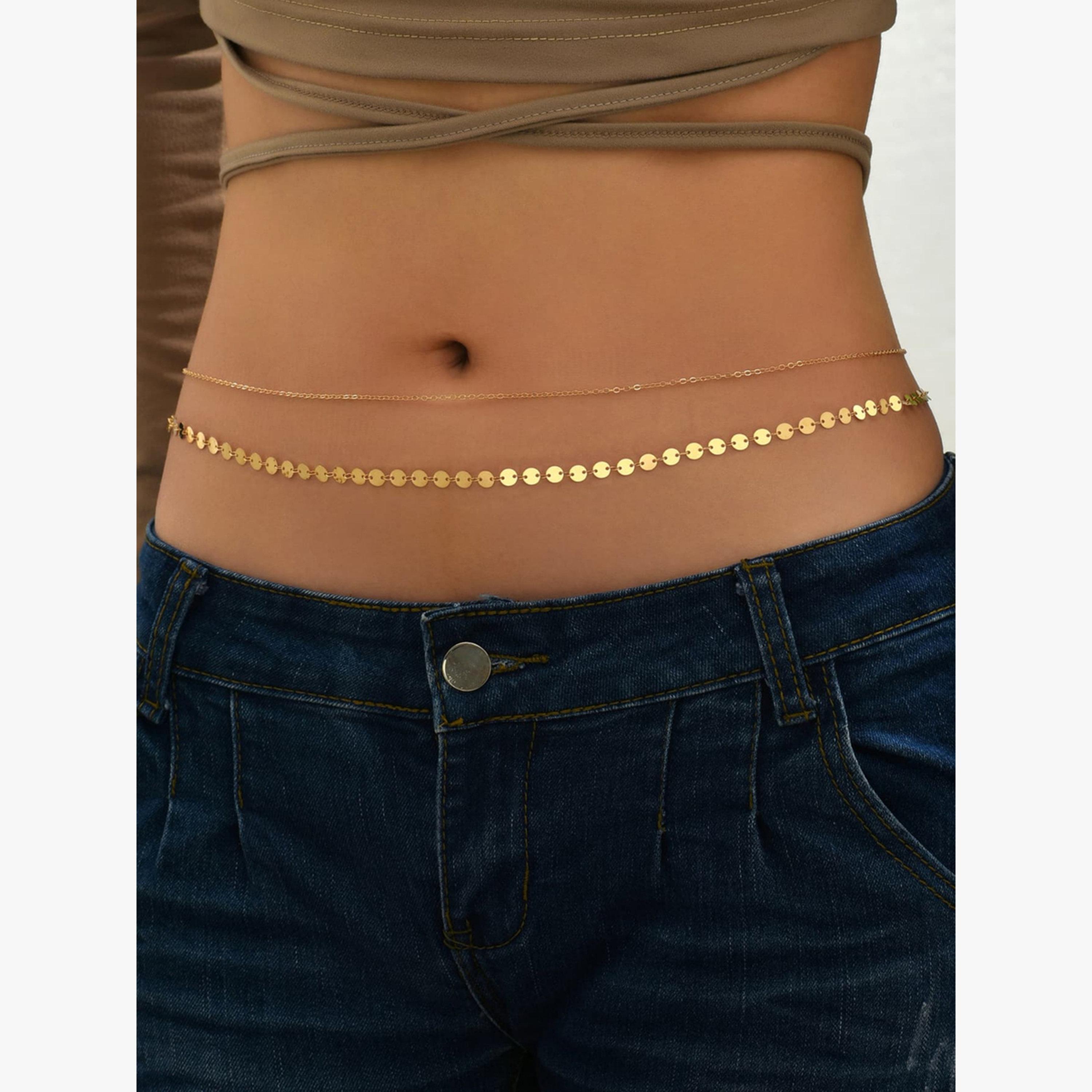 Take Two Dual Chain Round Pendants Waist Chain-women-watchesandjewellery-jewellery-necklacesandpendants-image-3