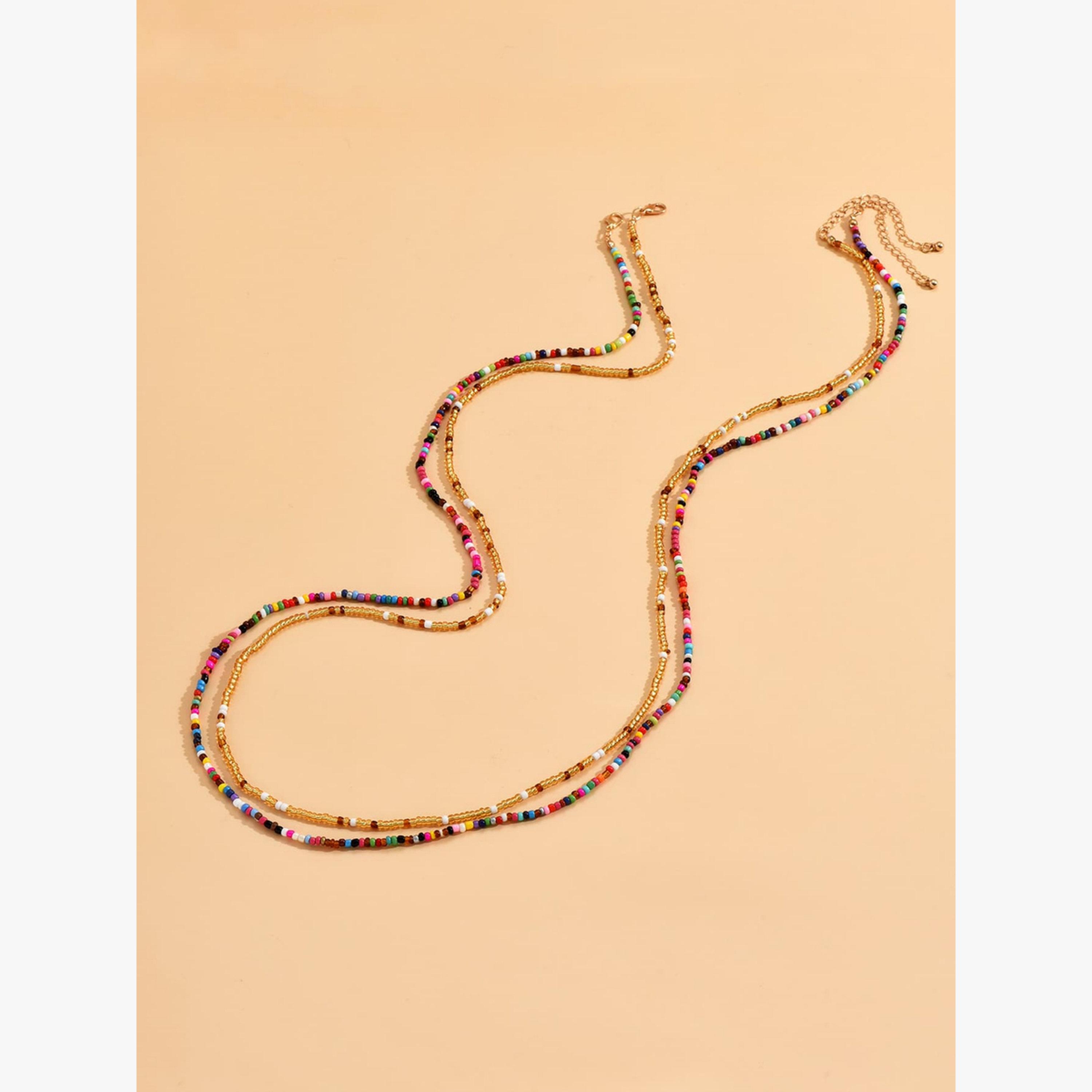 Take Two Dual Chain Colorful Beaded Waist Chain-women-watchesandjewellery-jewellery-necklacesandpendants-image-1