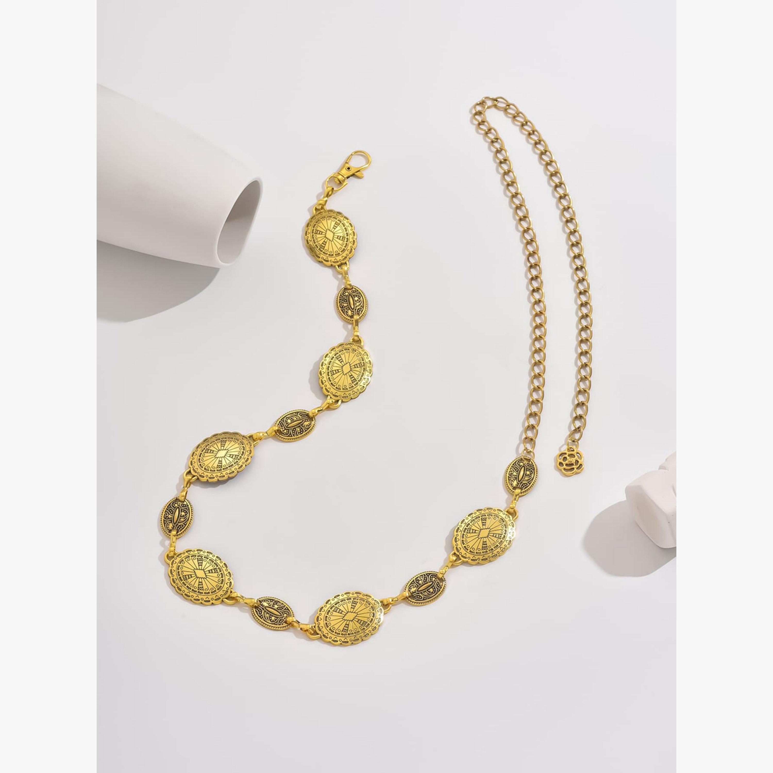 سلسلة خصر لون ذهبي-women-watchesandjewellery-jewellery-necklacesandpendants-image-1