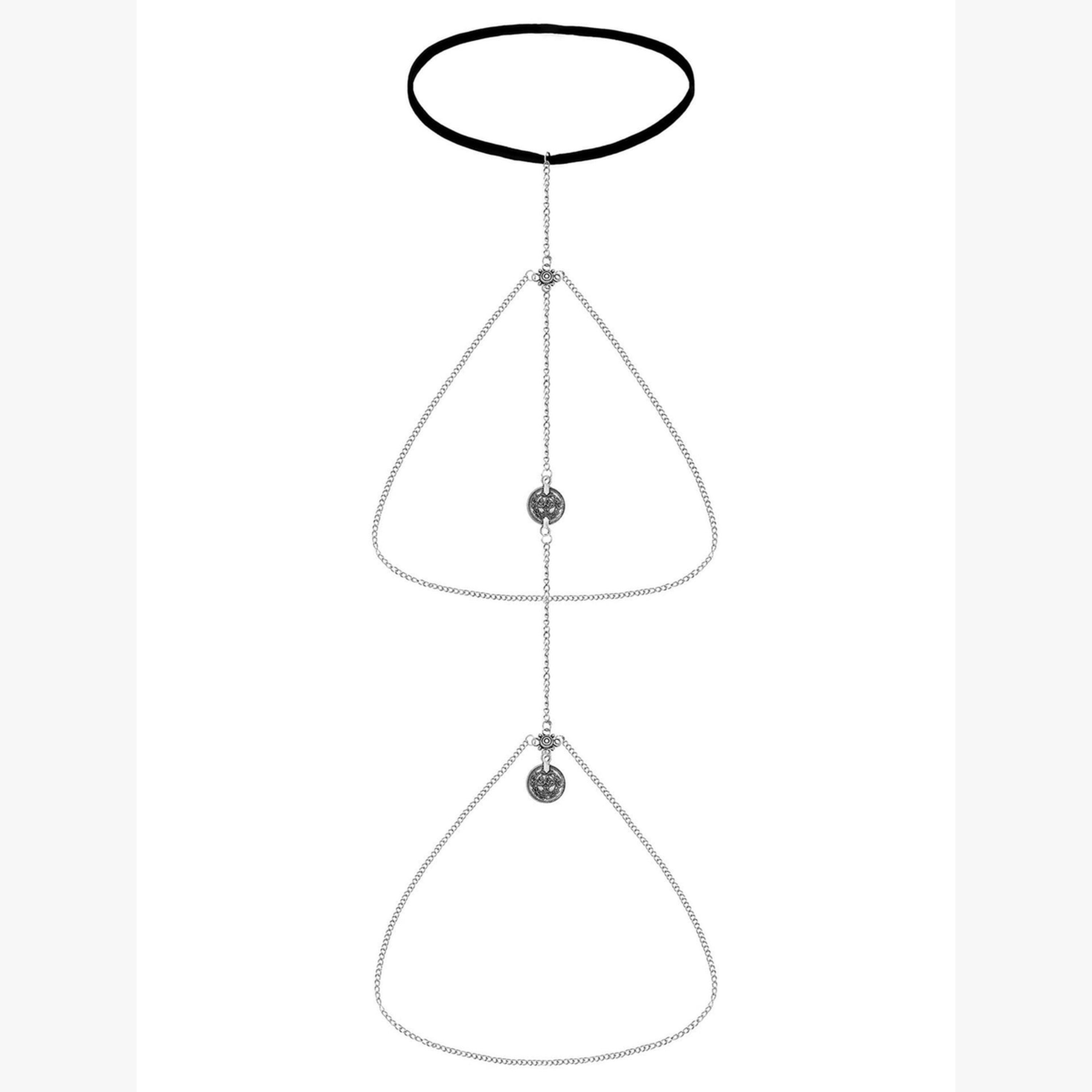 Take Two Layered Thigh Chain with Round Pendants-women-clothing-lingerie-lingerieaccessories-image-1