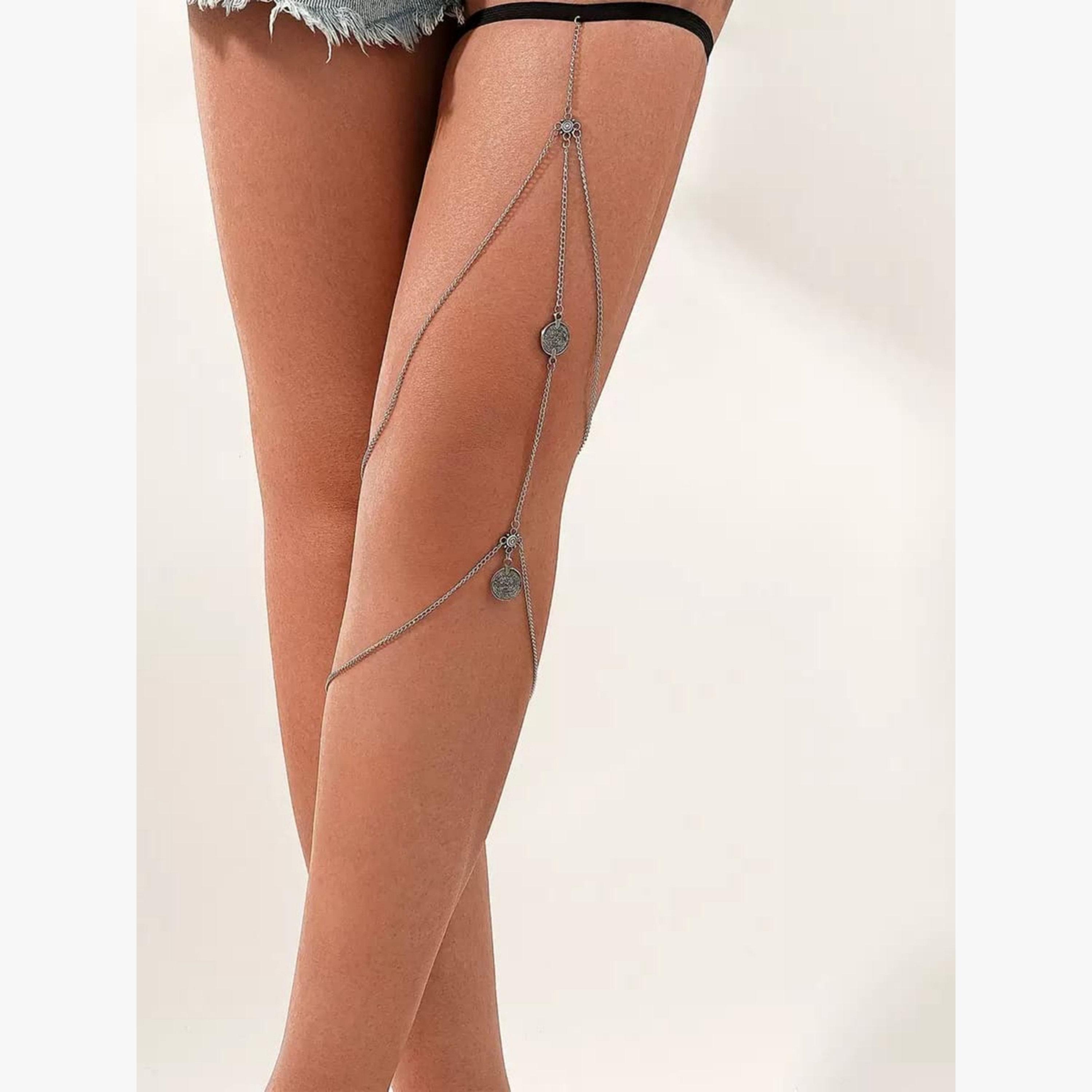 سلاسل فخذ متعددة الطبقات بقلادات مستديرة-women-clothing-lingerie-lingerieaccessories-image-2