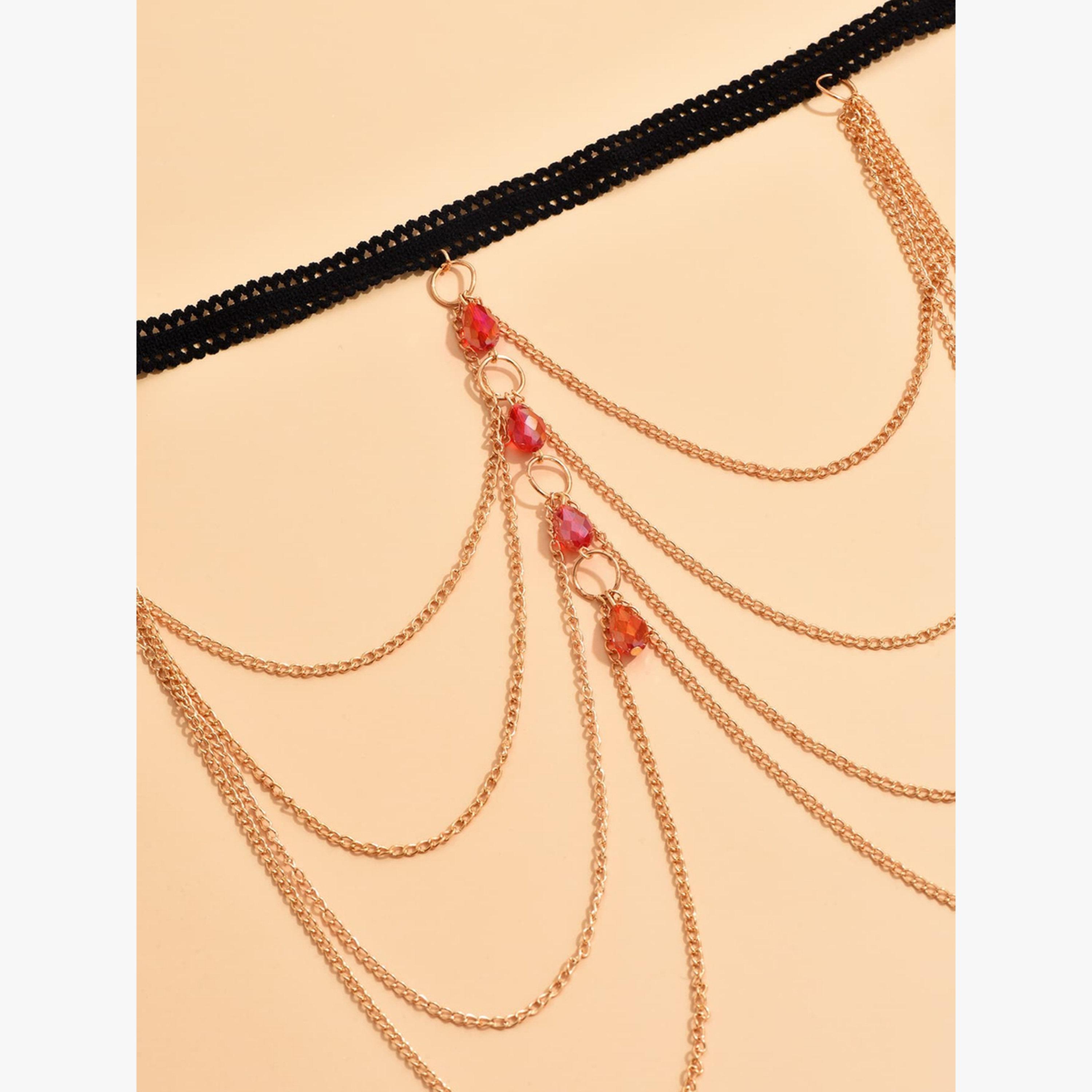 سلاسل فخذ متعددة الطبقات بقلادات حجر الراين-women-clothing-lingerie-lingerieaccessories-image-5