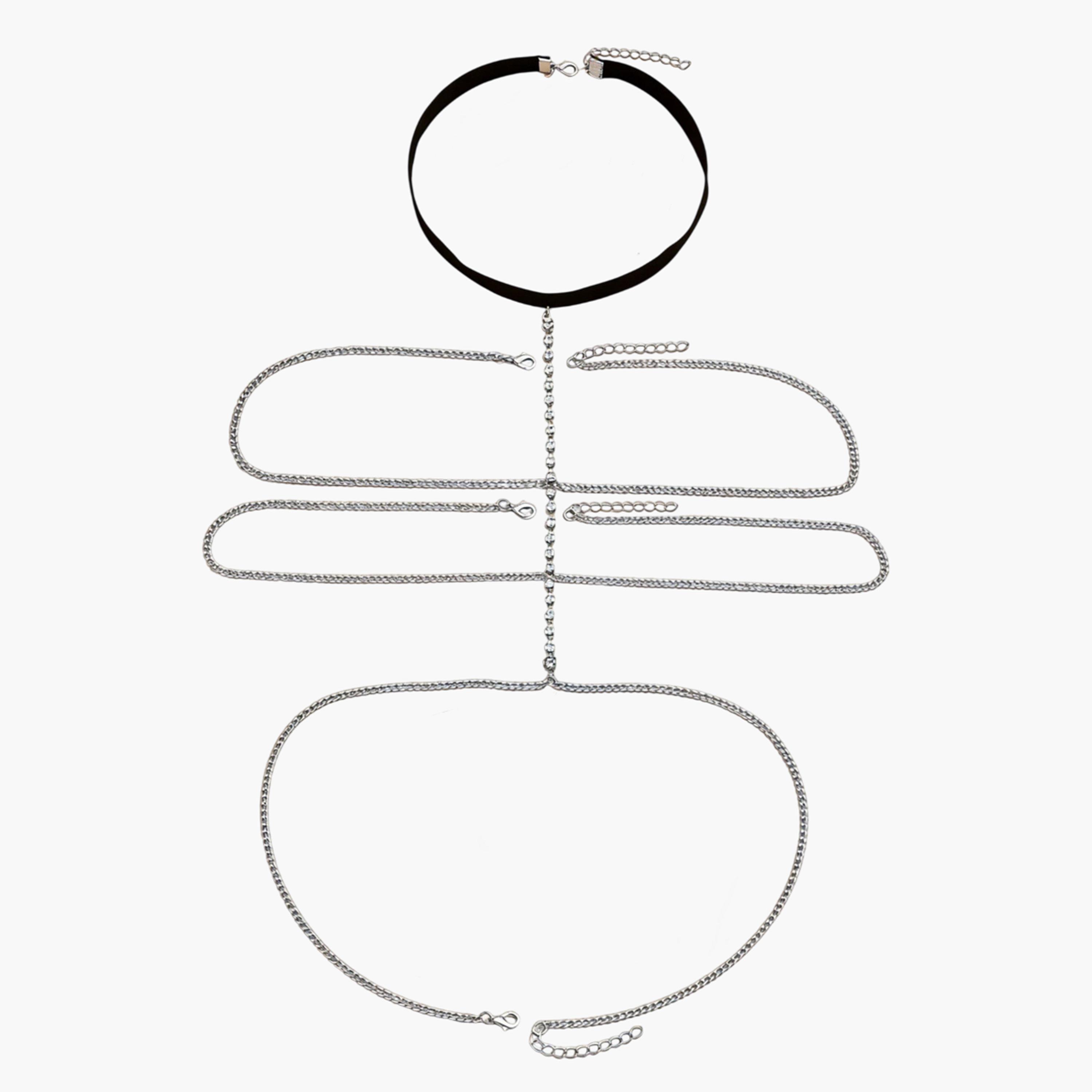 Take Two Layered Embellished Thigh Chain-women-clothing-lingerie-lingerieaccessories-image-1