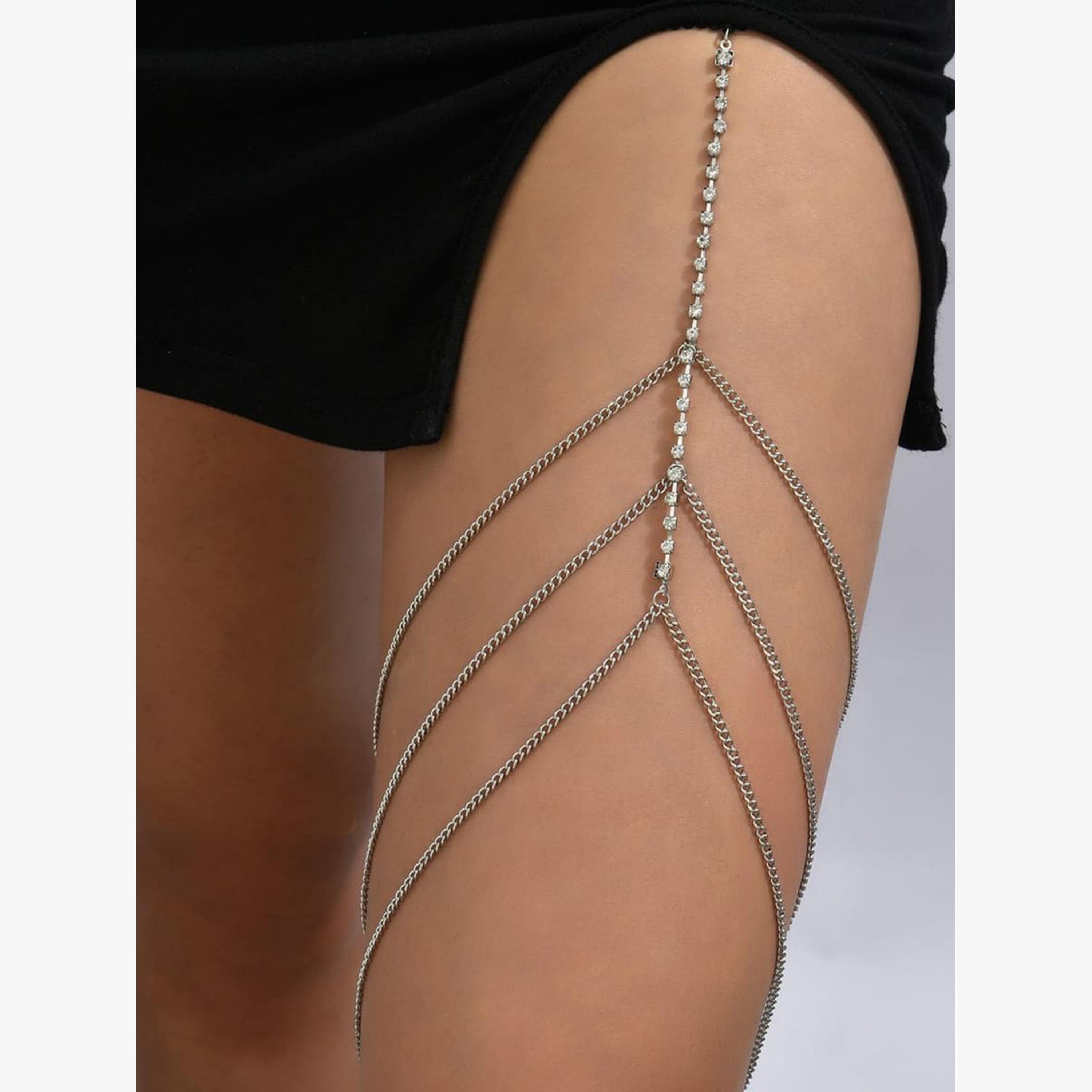 Take Two Layered Embellished Thigh Chain-women-clothing-lingerie-lingerieaccessories-image-4