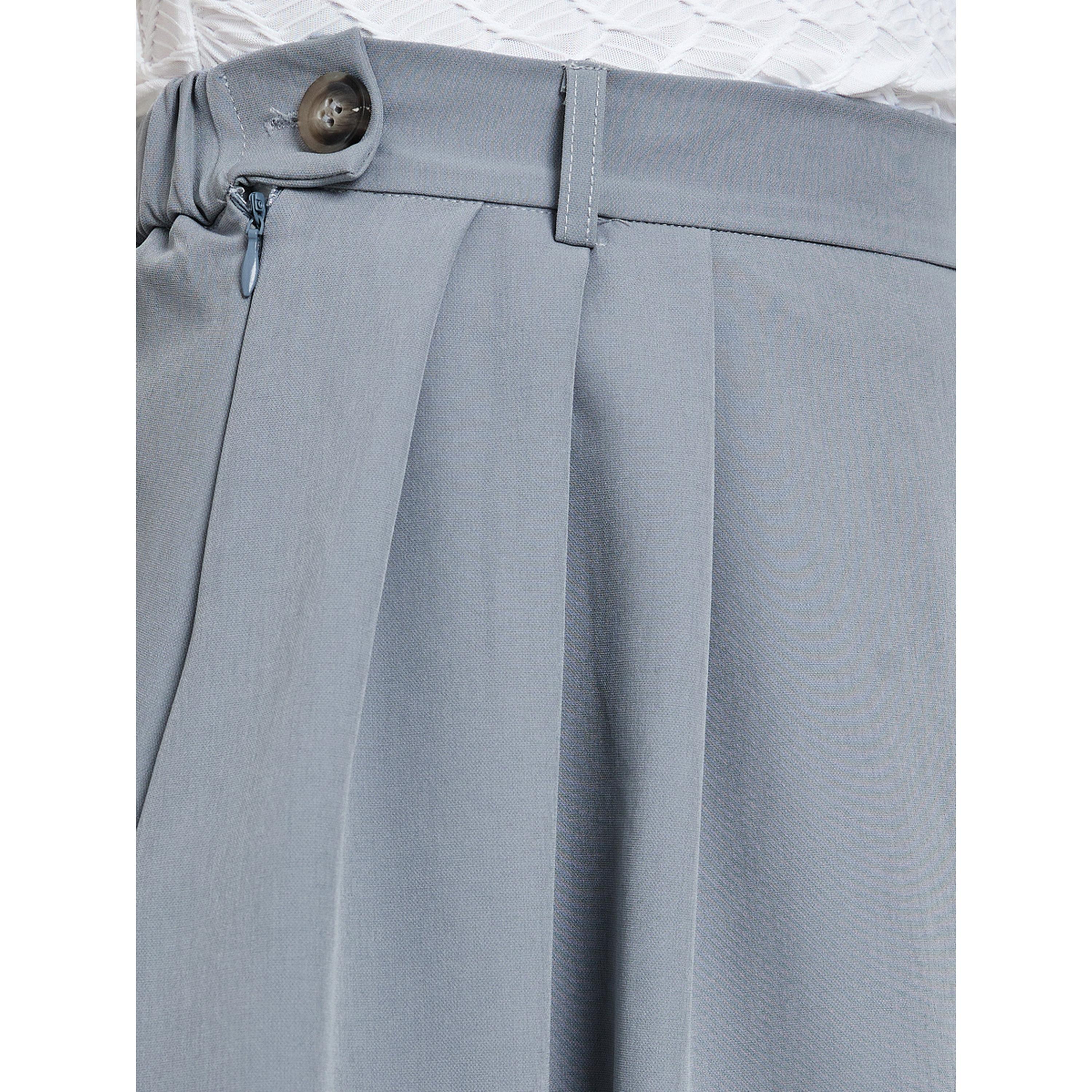 Styli Solid Waistband Elastic A-Line Midi Skirt-women-clothing-bottoms-skirts-image-3