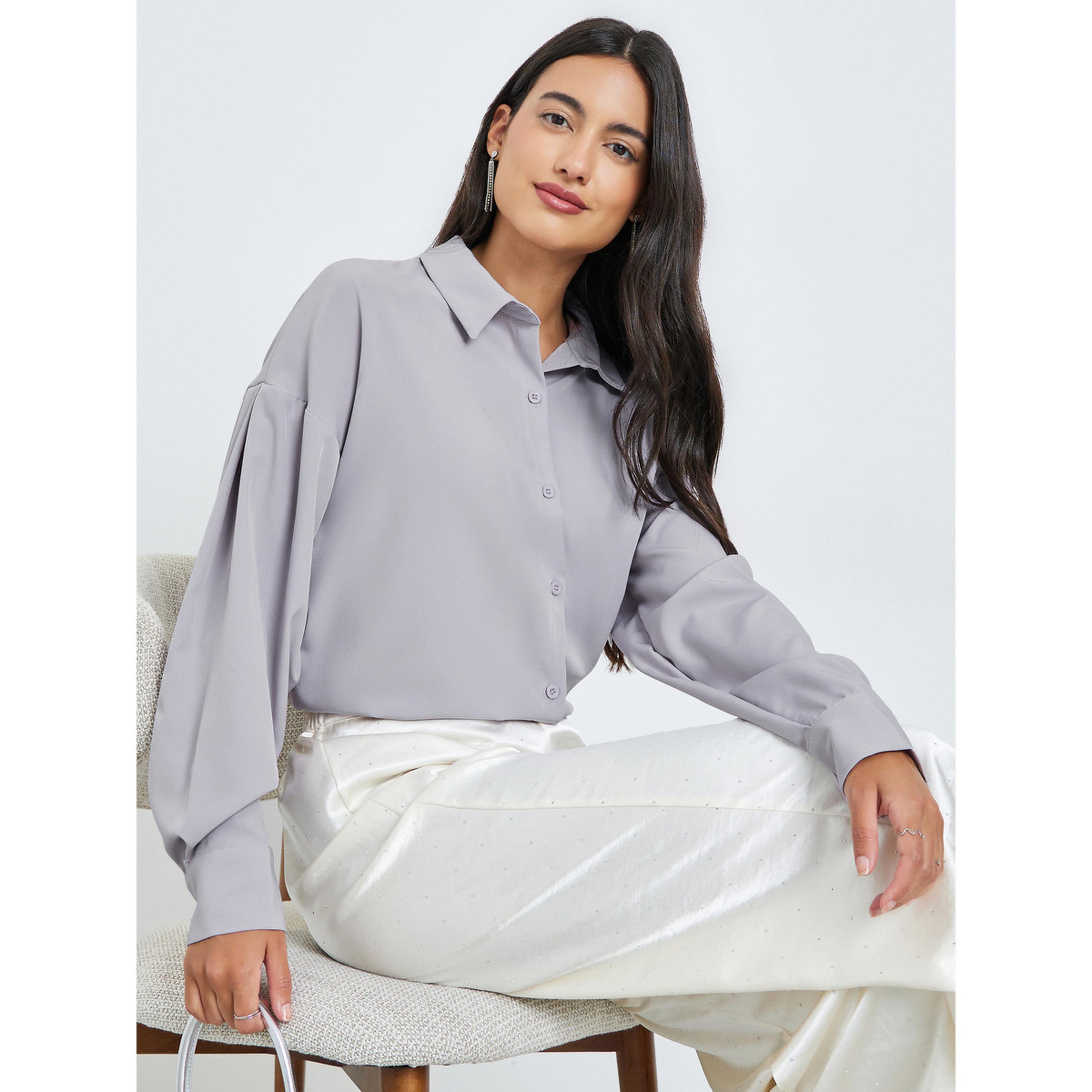 بلوزة بأزرار وأكمام طويلة-women-clothing-shirtsandblouses-shirts-image-3