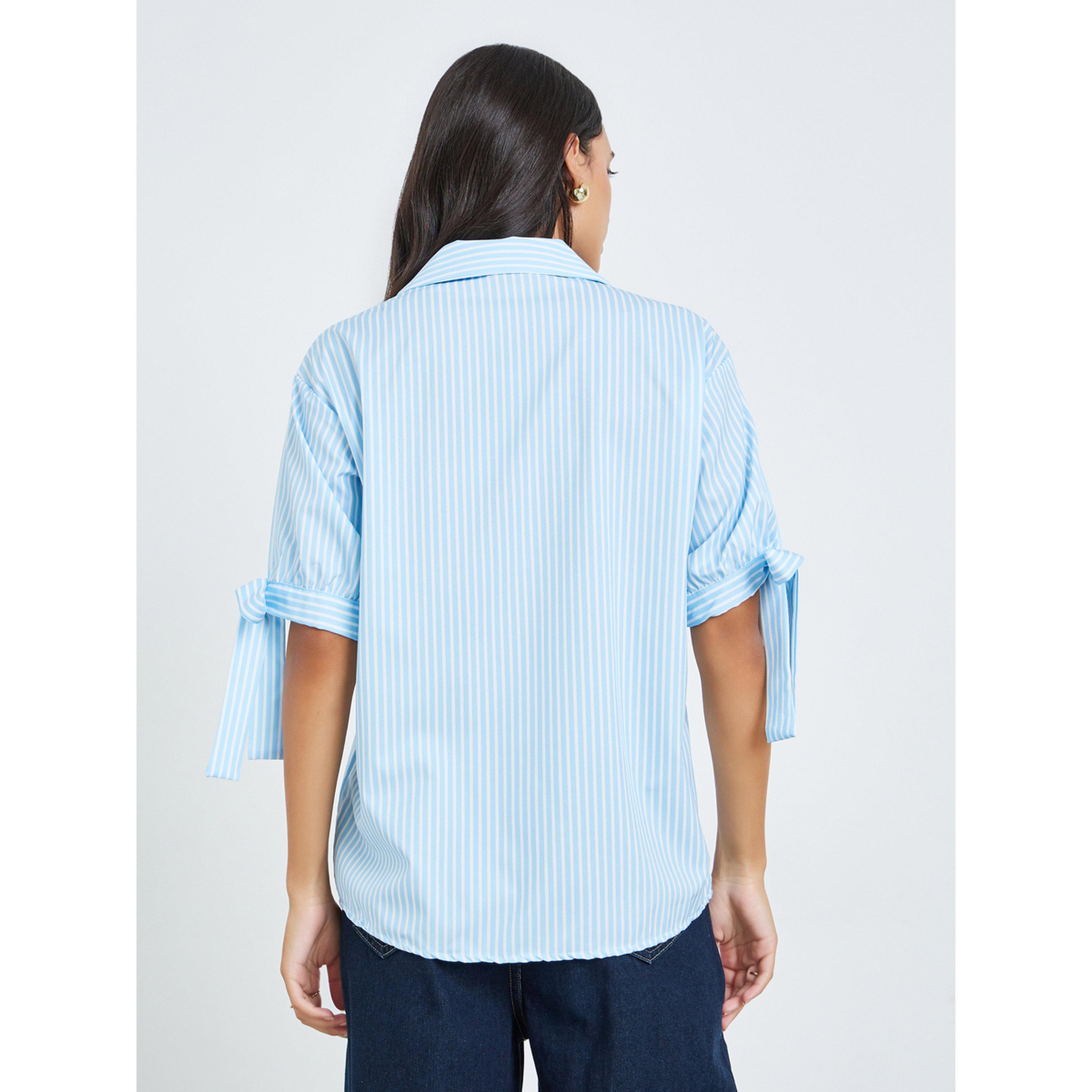 Styli Knot-Knot Casual Oversized Shirt-women-clothing-shirtsandblouses-shirts-image-4
