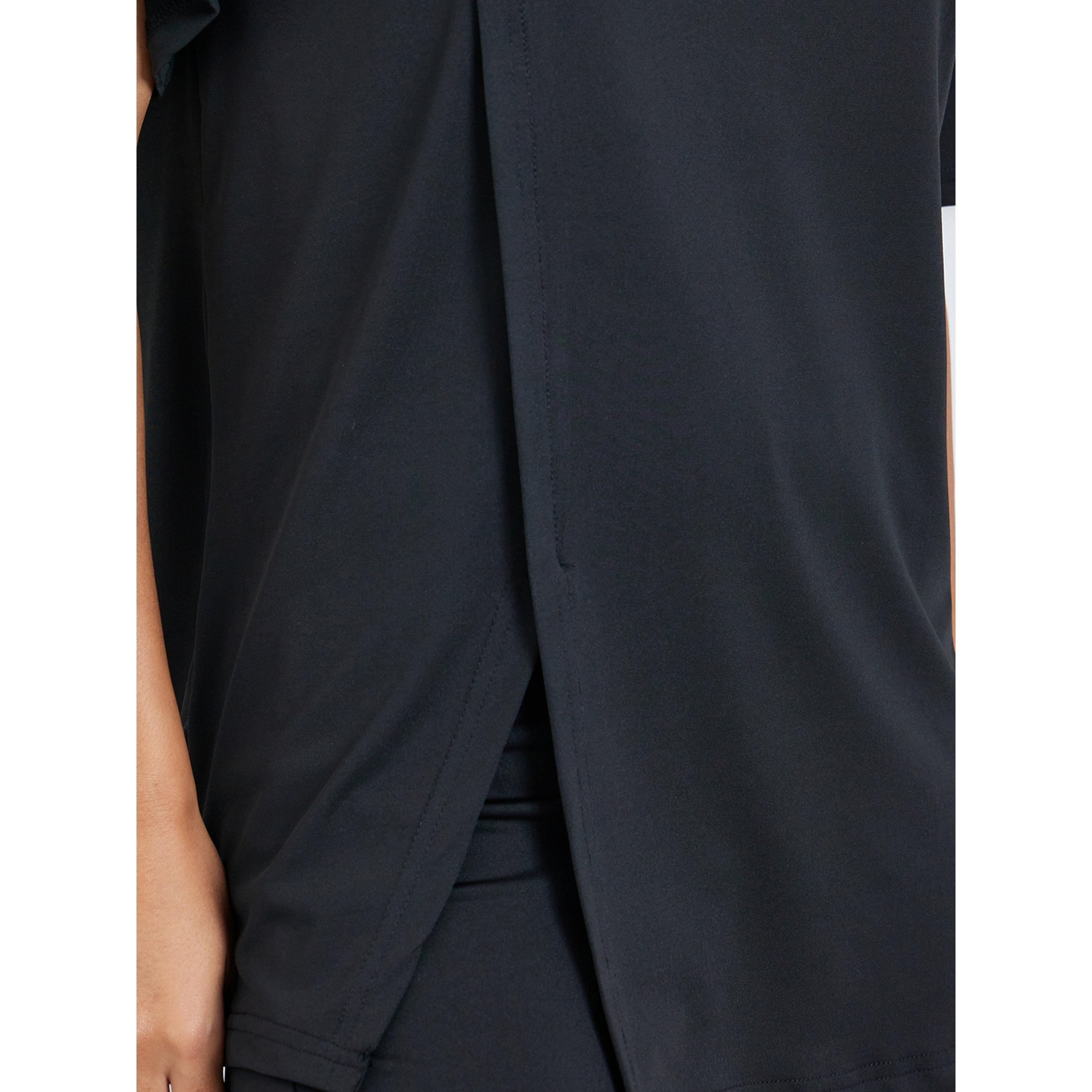 Styli Black Oversized T-Shirt and Leggings Set-women-clothing-coordsets-image-5