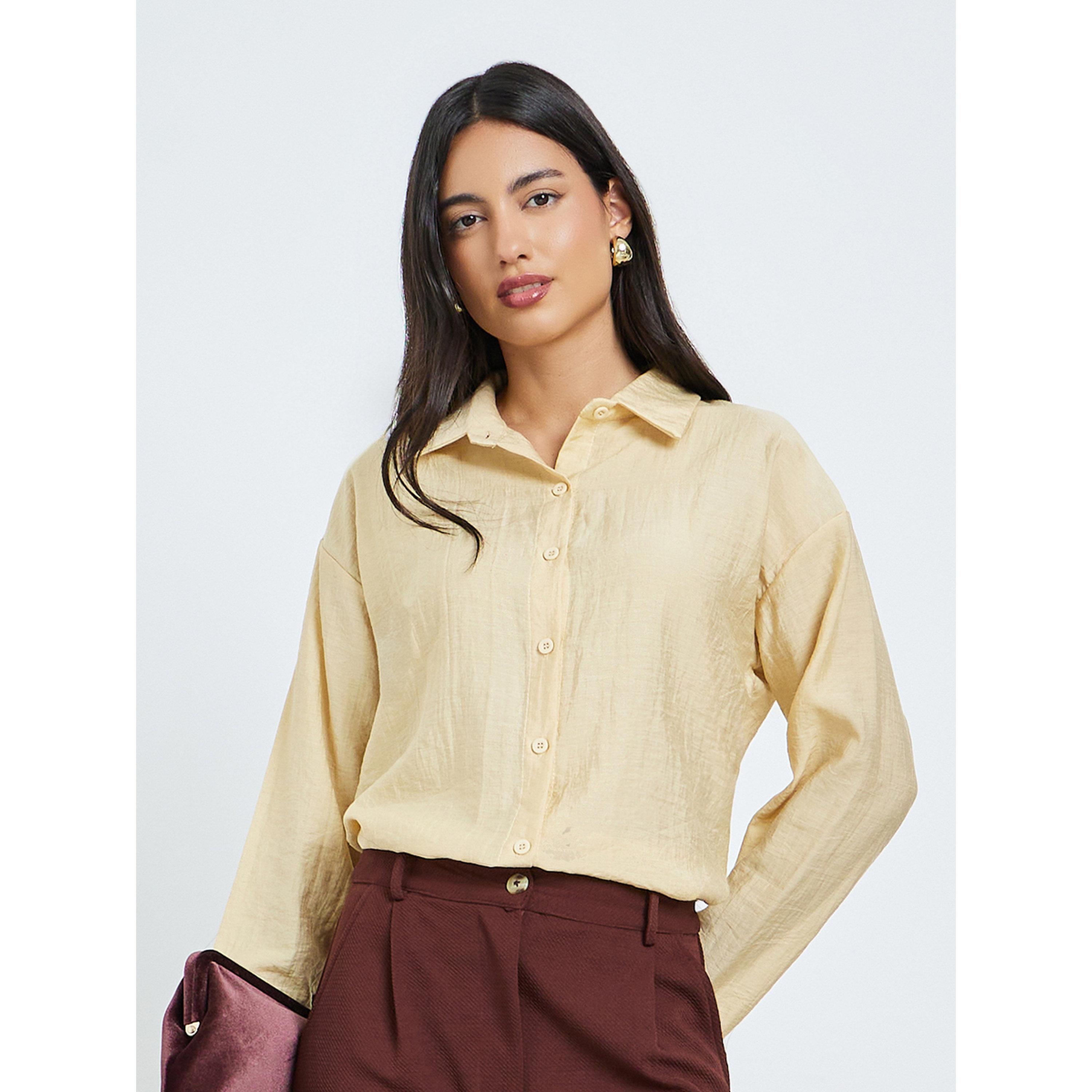 بلوزة بقصة واسعة بأكمام طويلة-women-clothing-shirtsandblouses-shirts-image-3