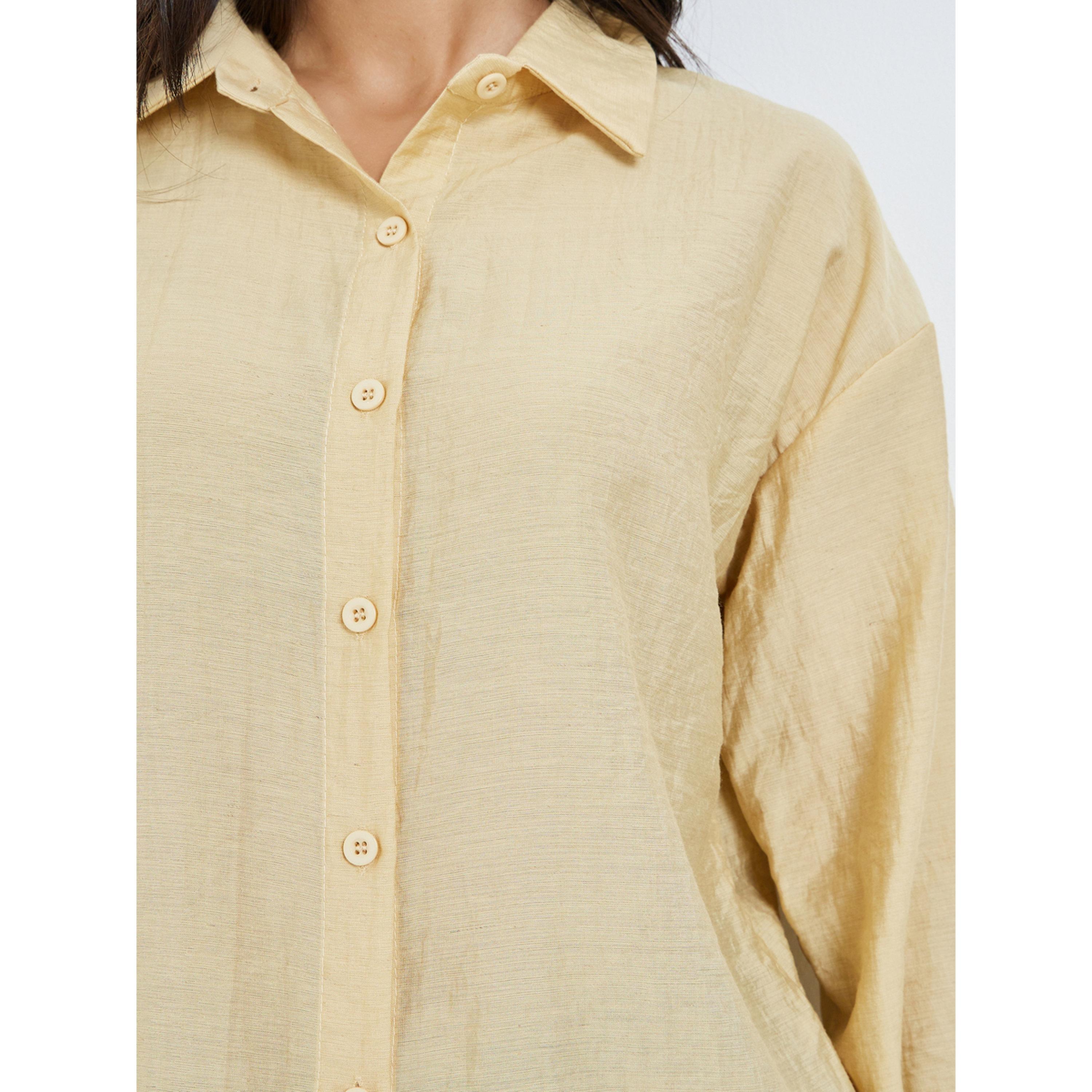 بلوزة بقصة واسعة بأكمام طويلة-women-clothing-shirtsandblouses-shirts-image-5