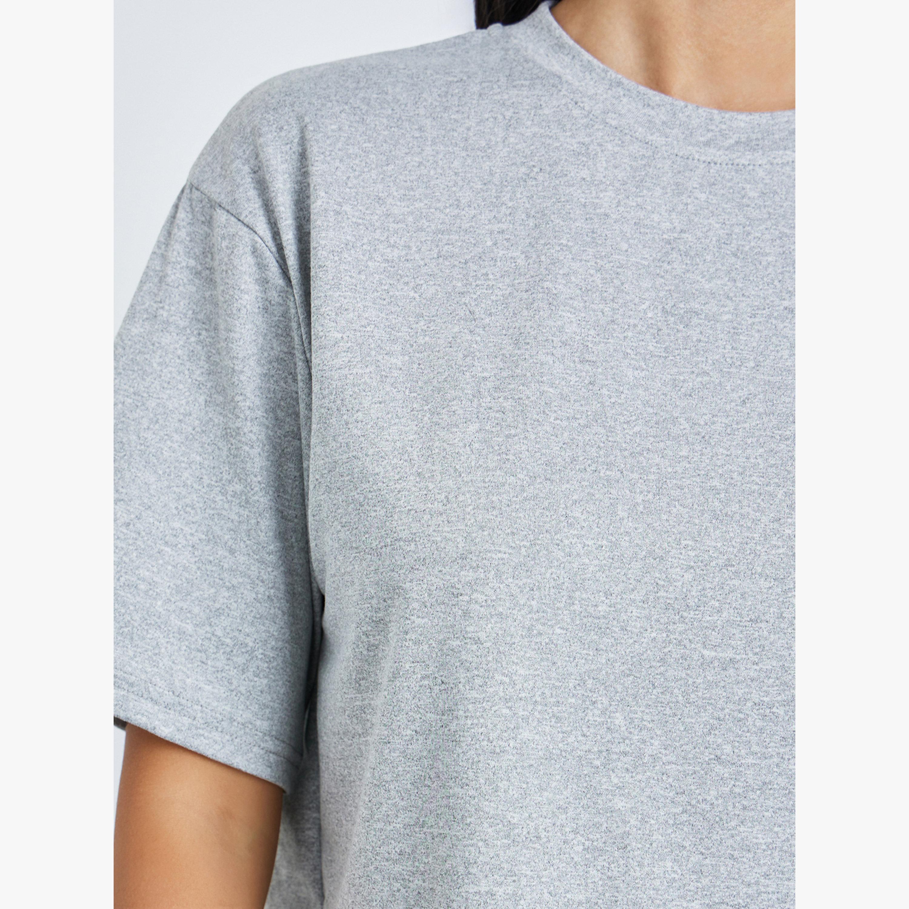 Styli Grey Florida Graphic Print Relaxed Fit T-Shirt-women-clothing-tshirts-image-5