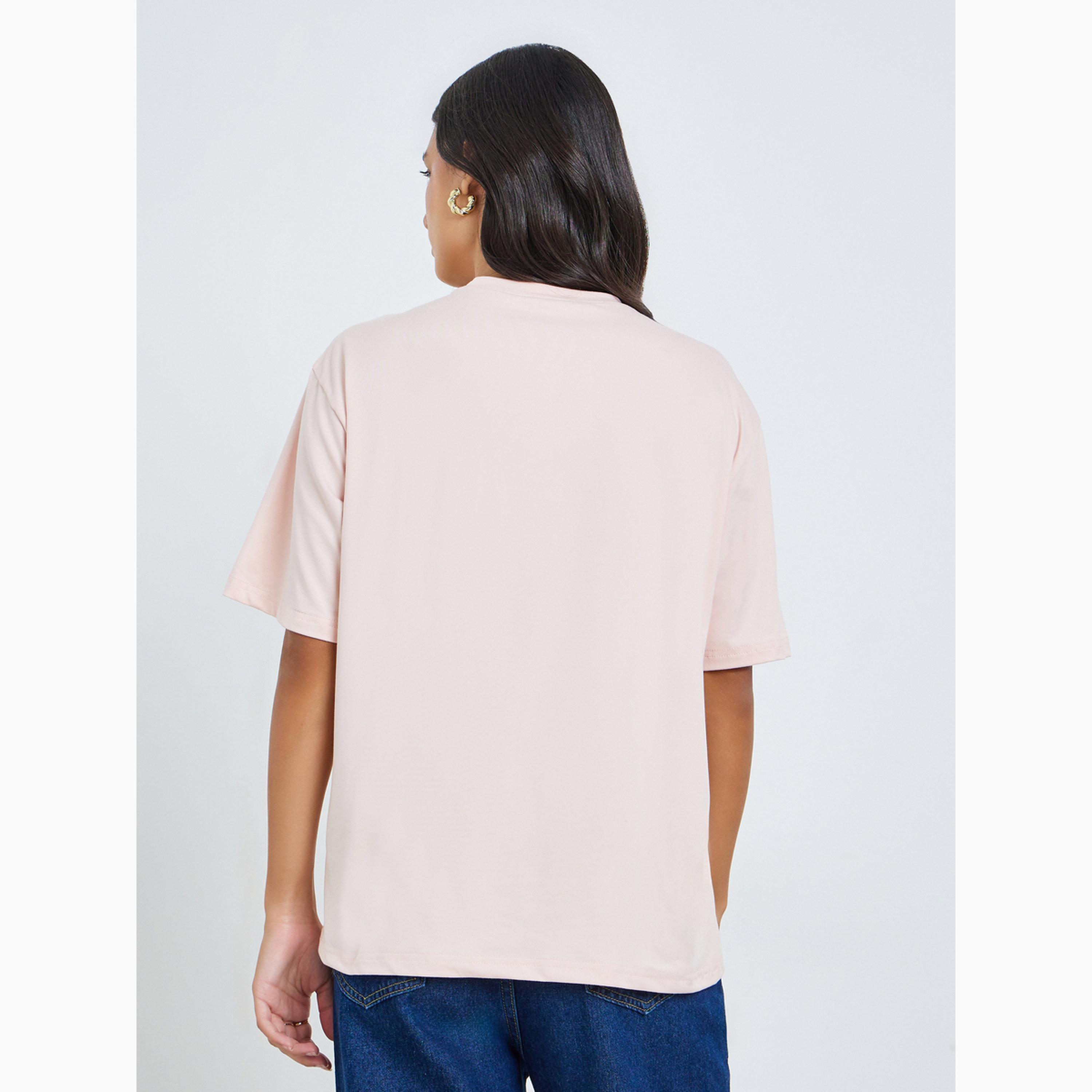 Styli Light Pink Floral Graphic T-Shirt-women-clothing-tshirts-image-4