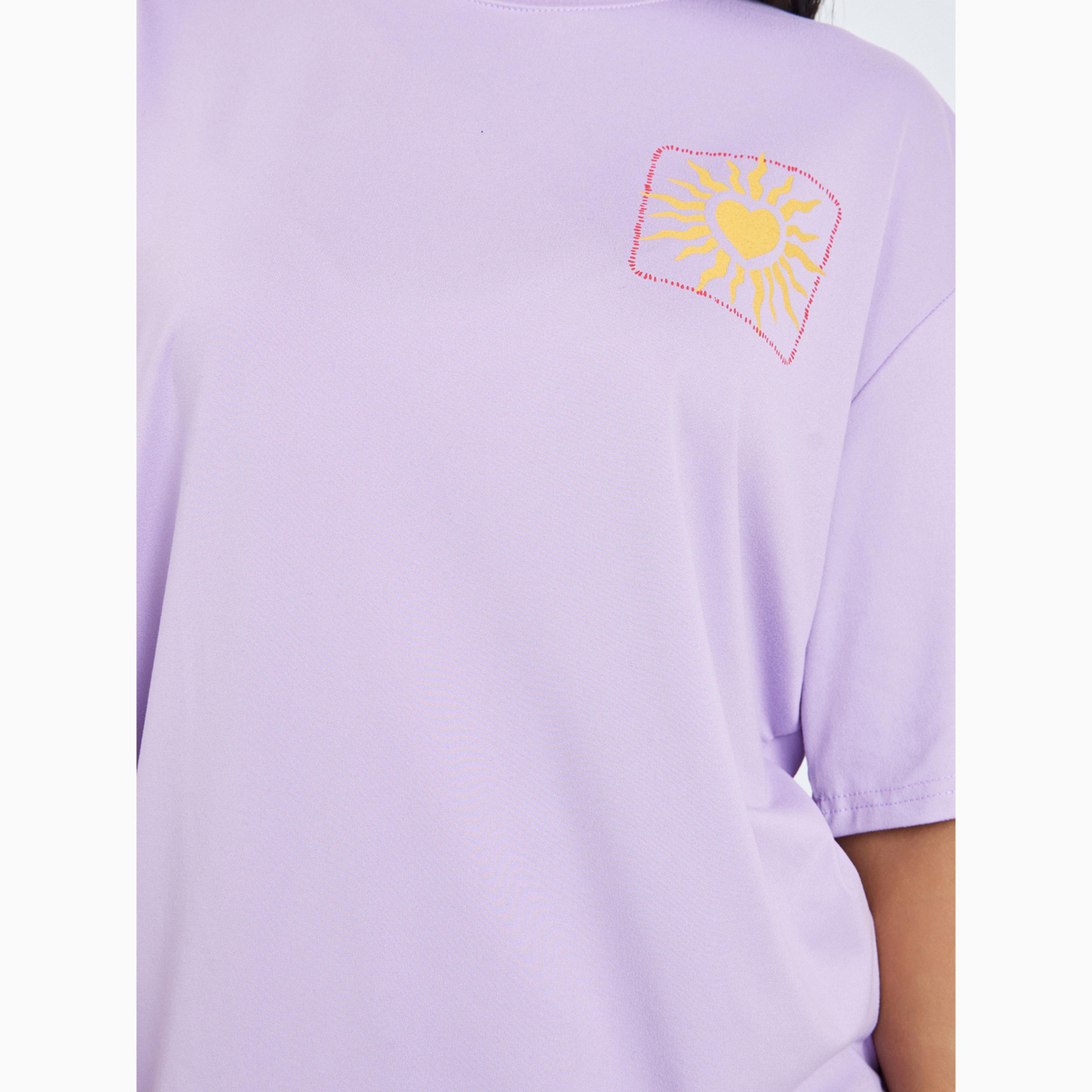 تيشيرت بأكمام قصيرة وقصة واسعة-women-clothing-tshirts-image-4