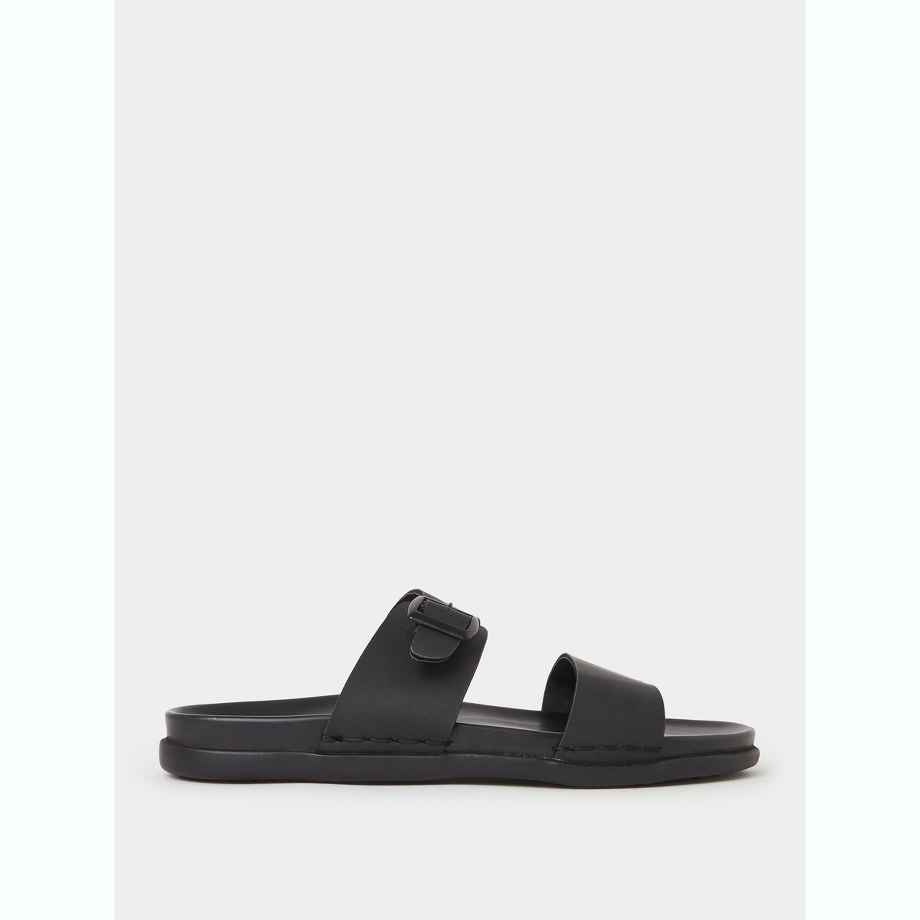 صندل مسطح سادة بإبزيم للرجال-men-shoes-sandals-image-2
