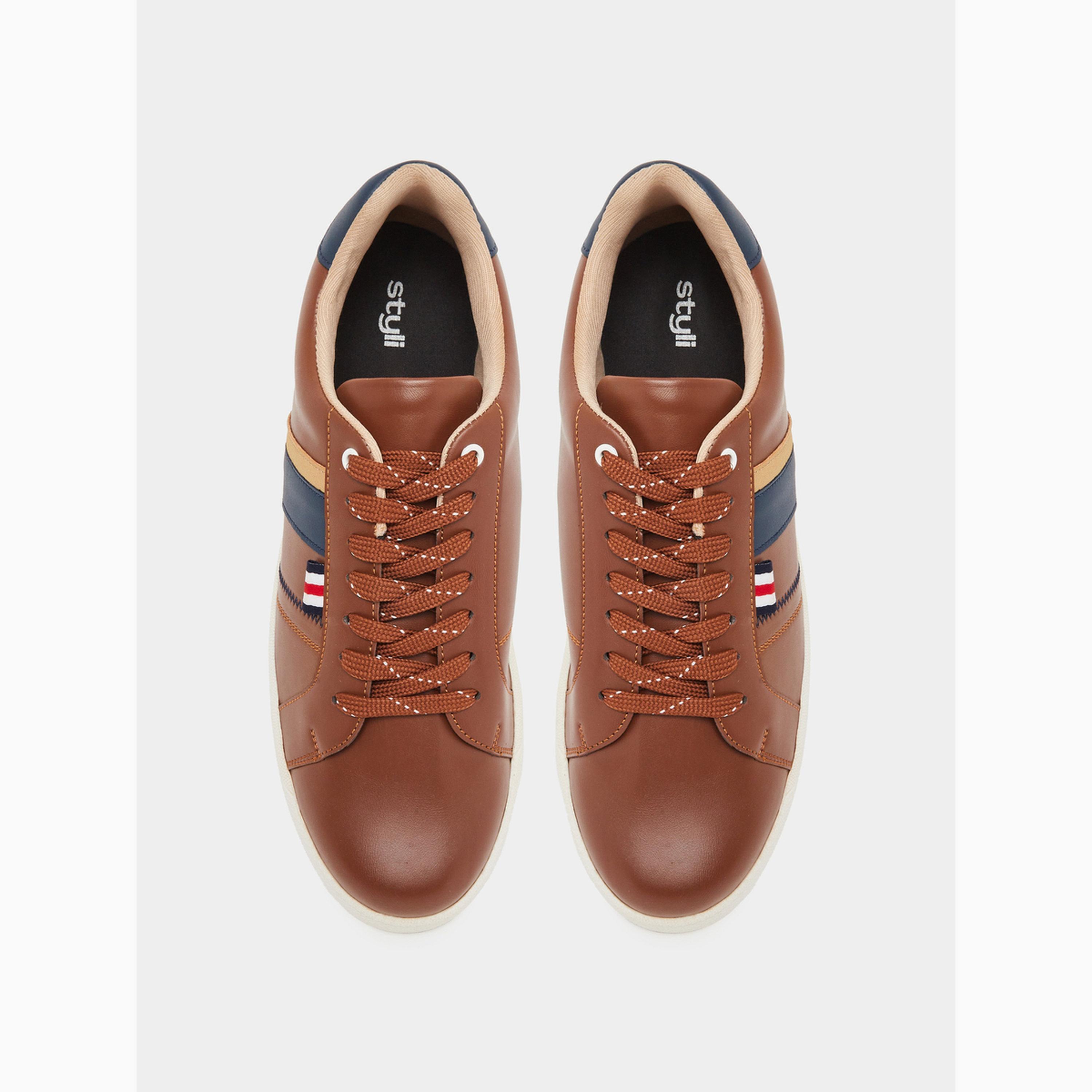 حذاء سنيكرز هافان برباط وشريط جانبي للرجال-men-shoes-sneakers-image-3