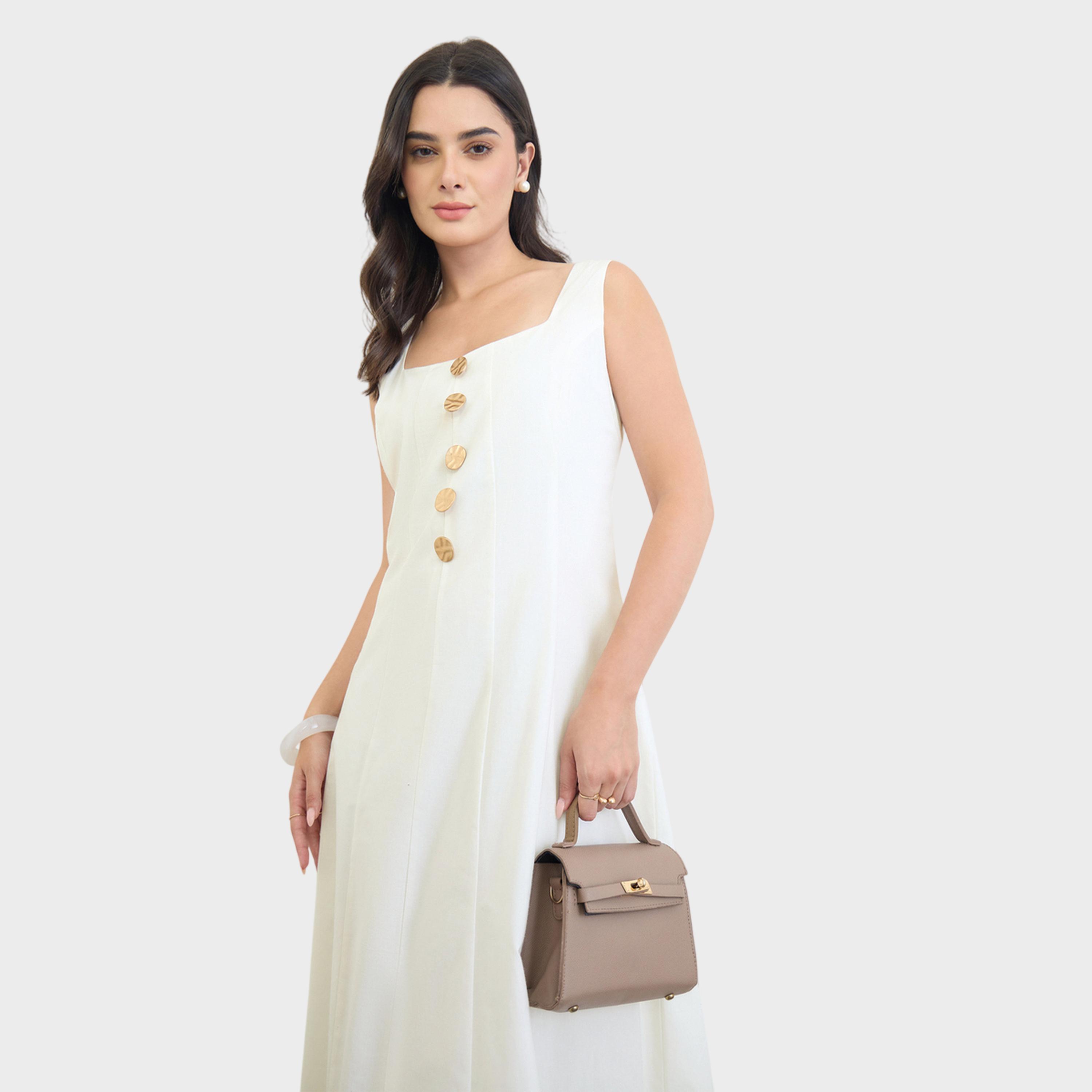 فستان ميدي بحافة واسعة وبدون أكمام-women-clothing-dresses-image-3