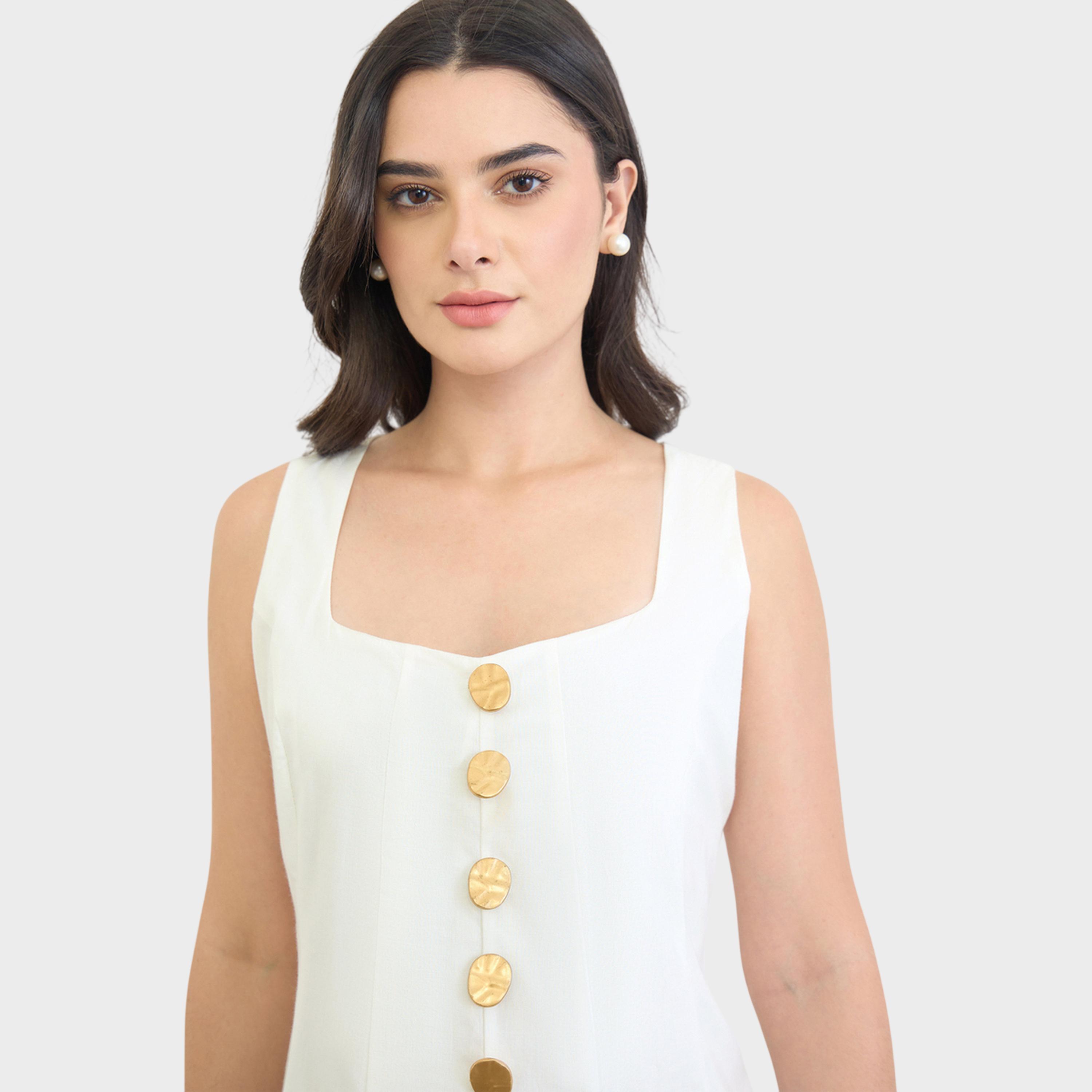 فستان ميدي بحافة واسعة وبدون أكمام-women-clothing-dresses-image-5