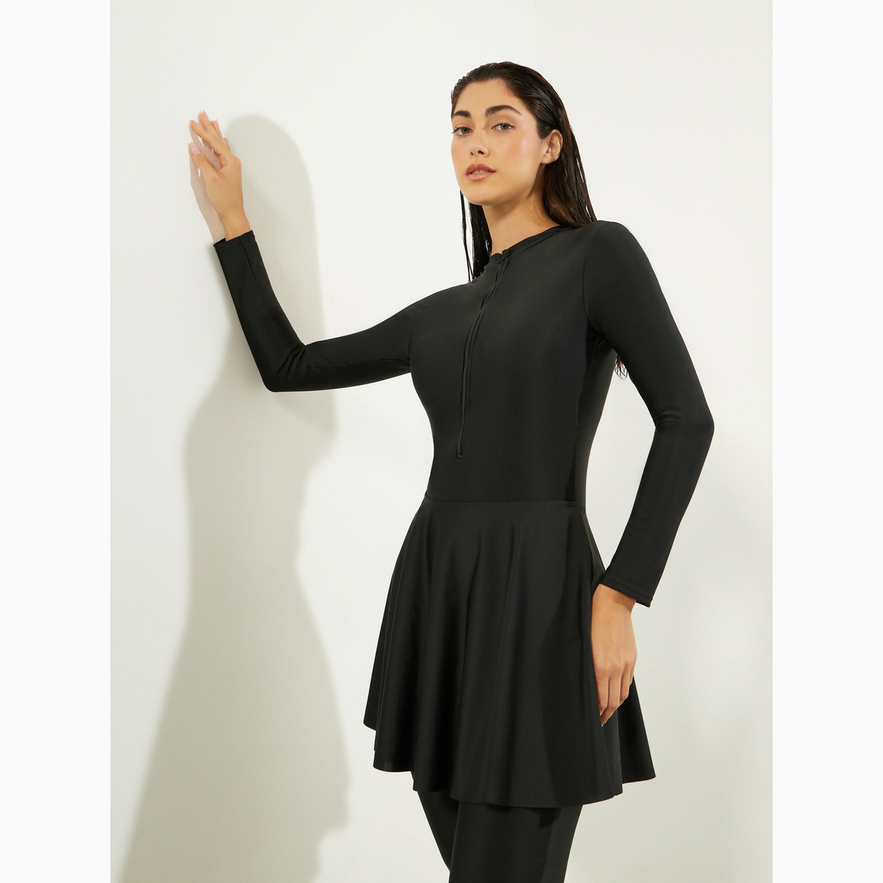 Styli Pack of 2 - Full Sleeve One Piece Burkini and Skirt Set-women-clothing-swimandbeach-swim-burkinis-image-2