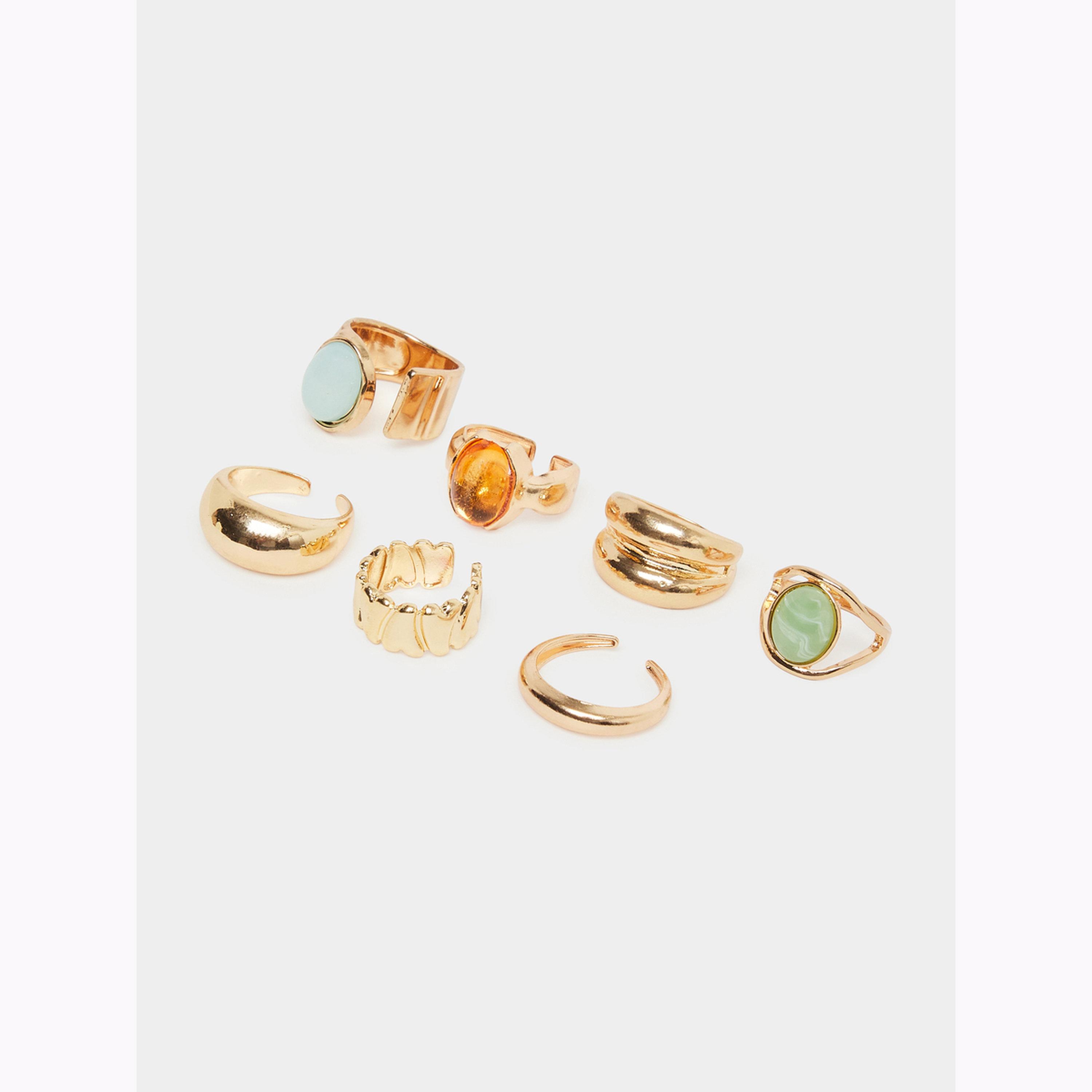 عبوة من 7 خواتم متنوعة-women-watchesandjewellery-jewellery-rings-image-1