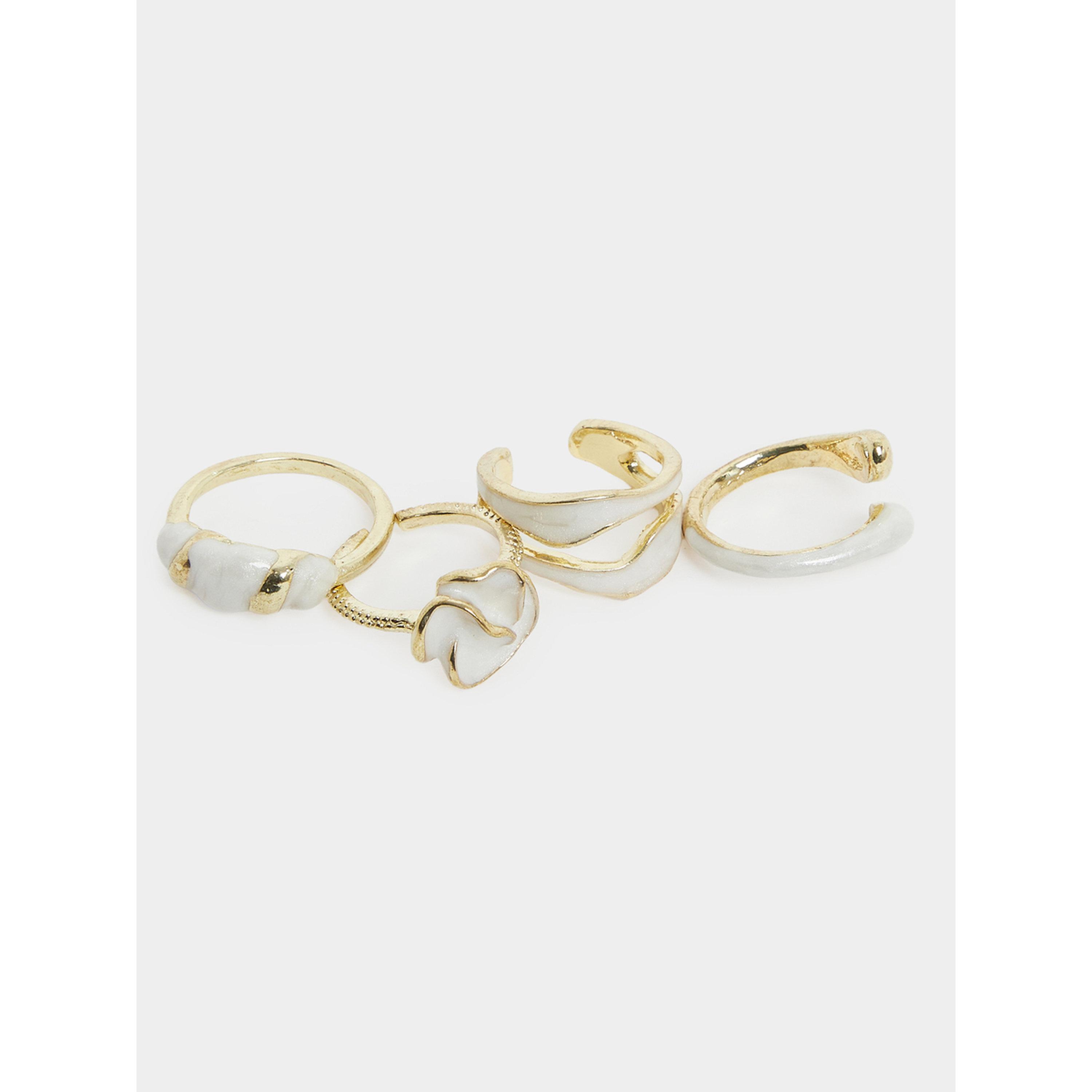Styli Pack of 4 - Statement Rings-women-watchesandjewellery-jewellery-rings-image-3