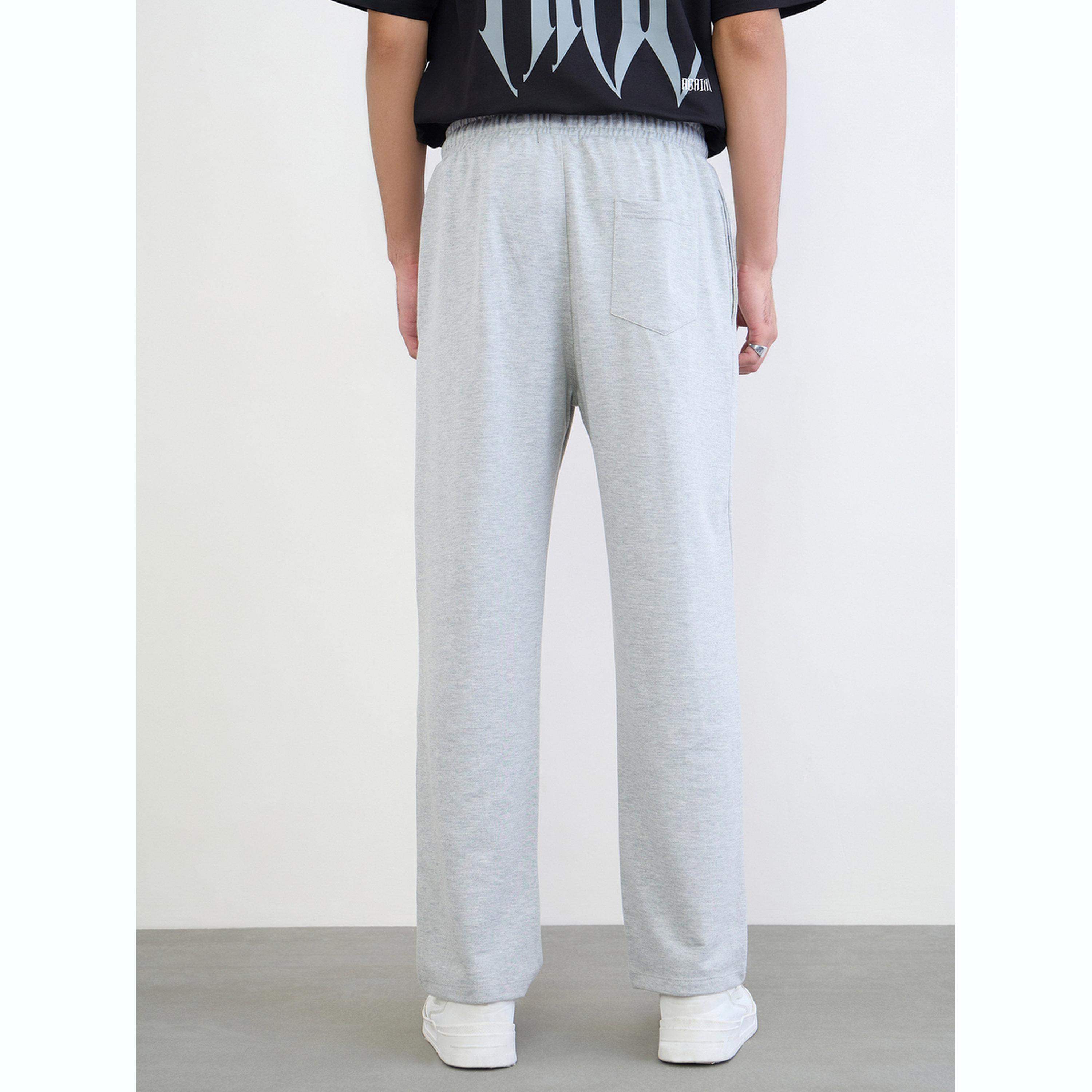 Styli Men Applique Embroidery Oversized Joggers-men-clothing-bottoms-joggers-image-4