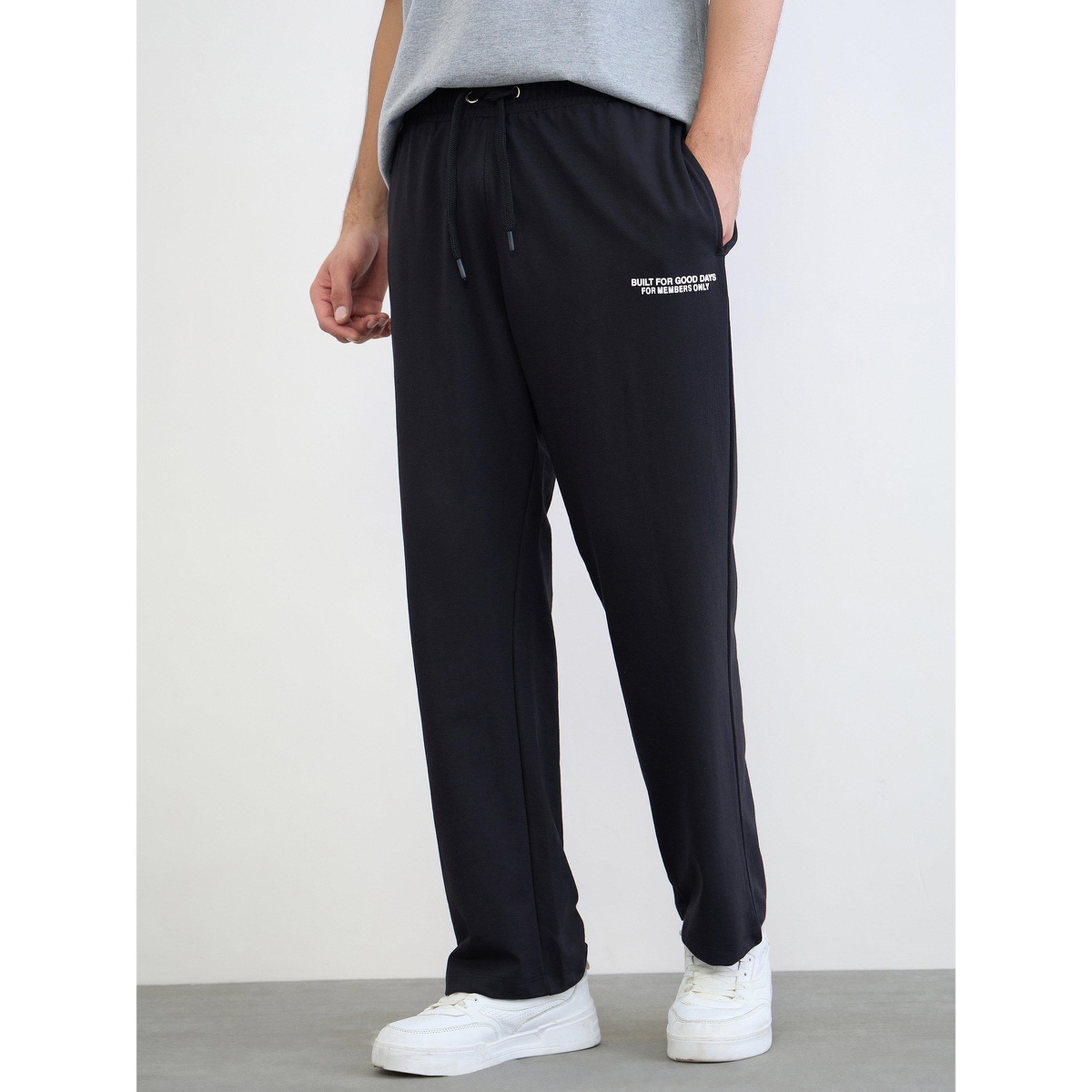 Styli Men HD Printed Oversized Joggers with Patch Pocket-men-clothing-joggers-image-1