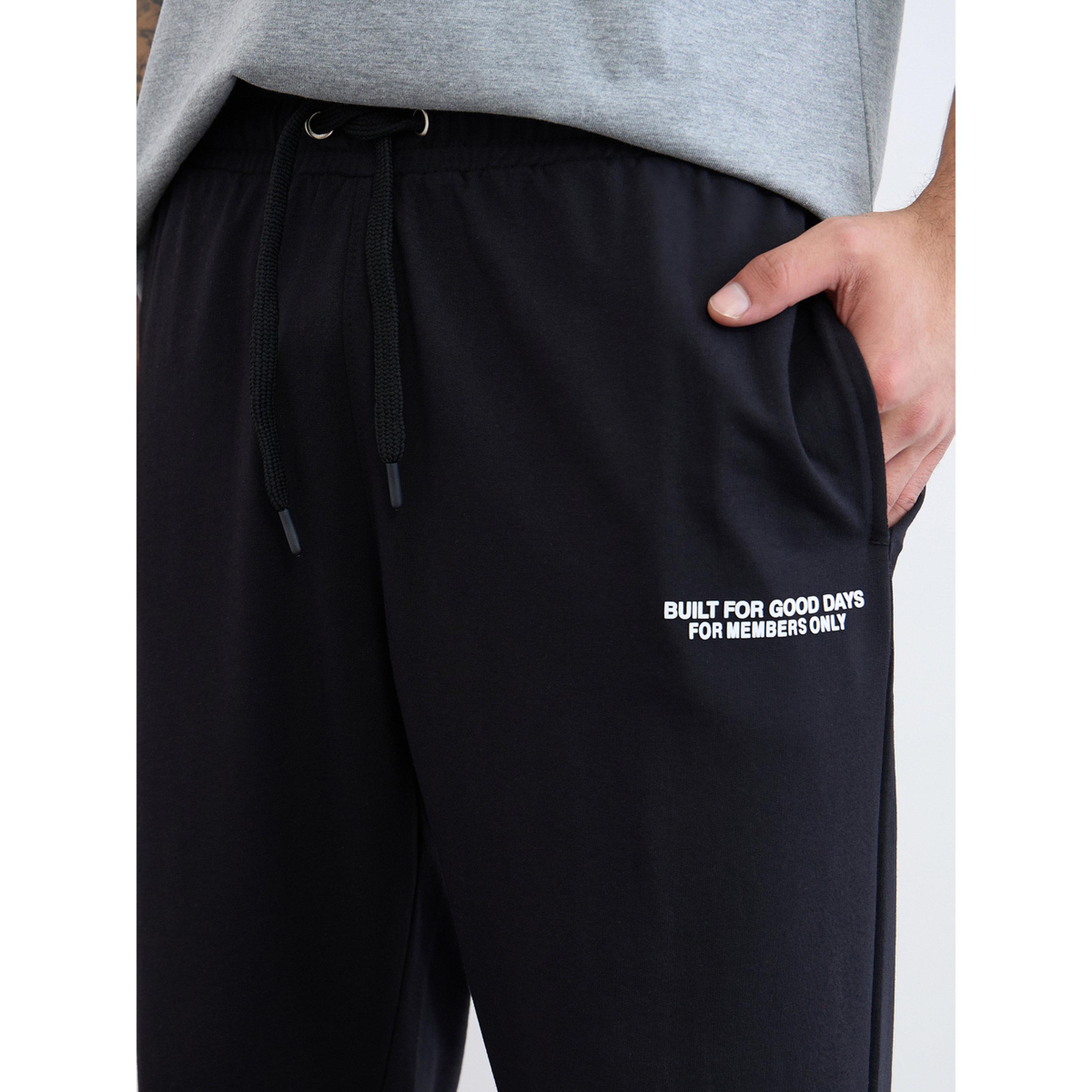 Styli Men HD Printed Oversized Joggers with Patch Pocket-men-clothing-joggers-image-3