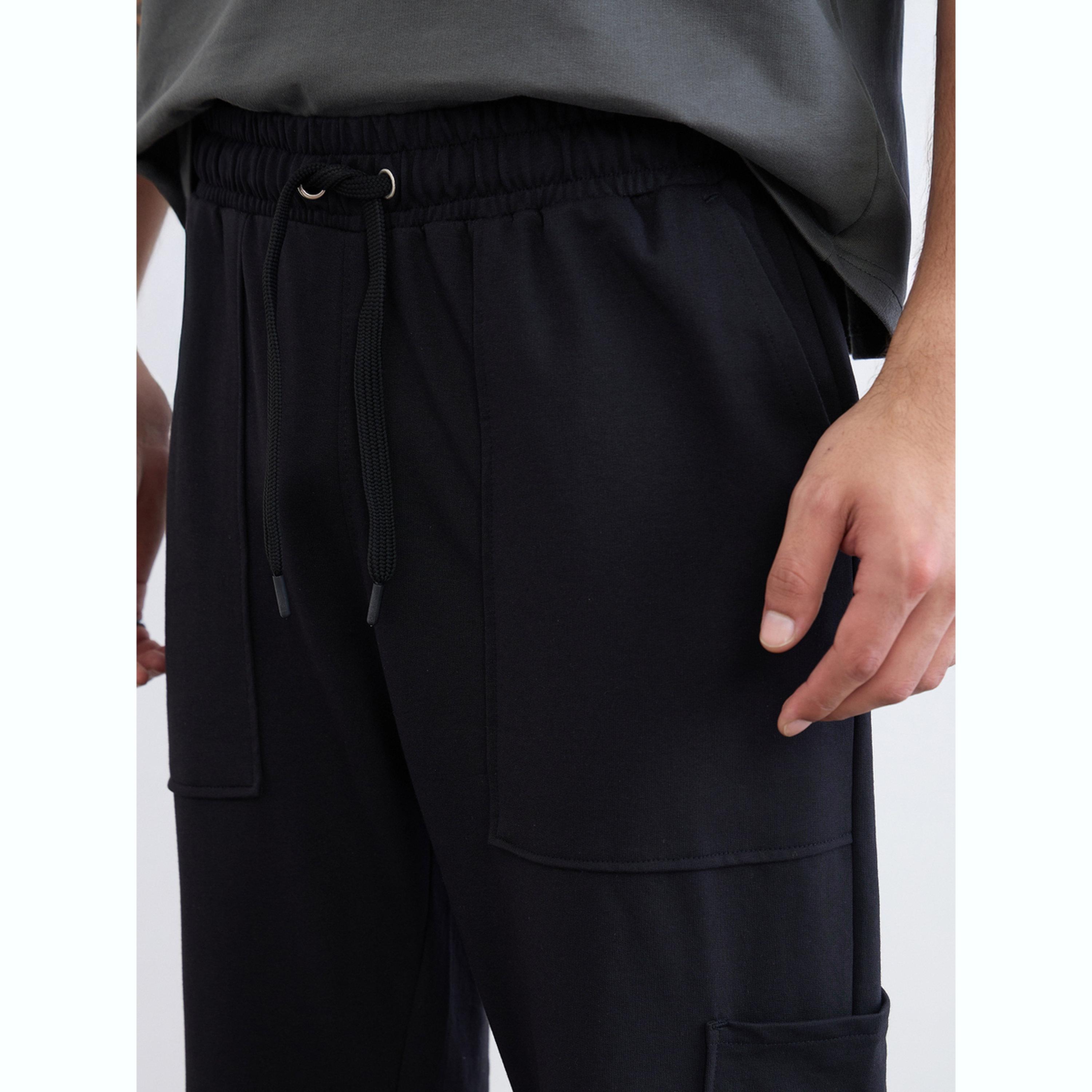 Styli Men Cotton Blend Relaxed Fit Cargo Joggers-men-clothing-bottoms-joggers-image-5