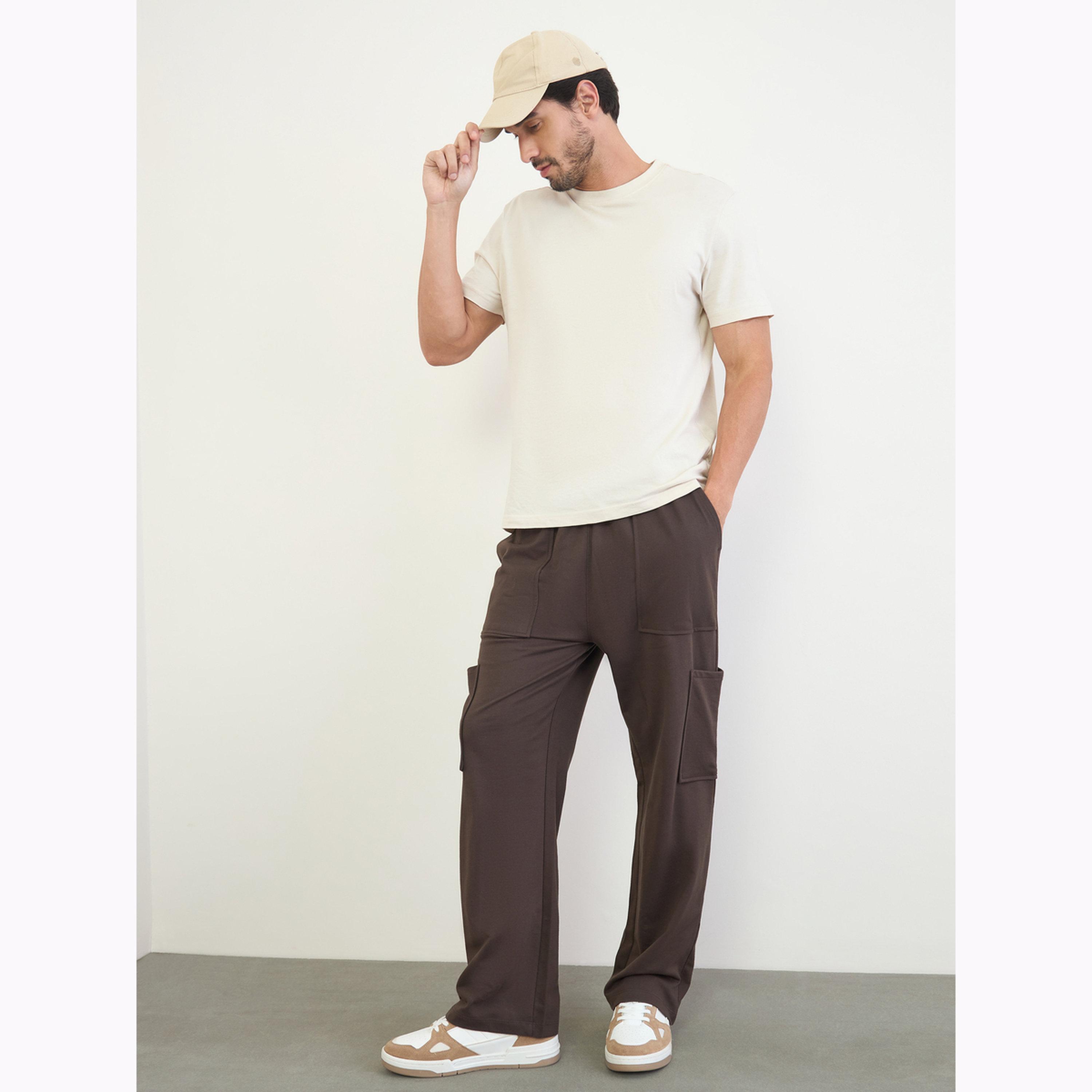 جوغر كارجو بقصة مريحة للرجال-men-clothing-bottoms-joggers-image-2