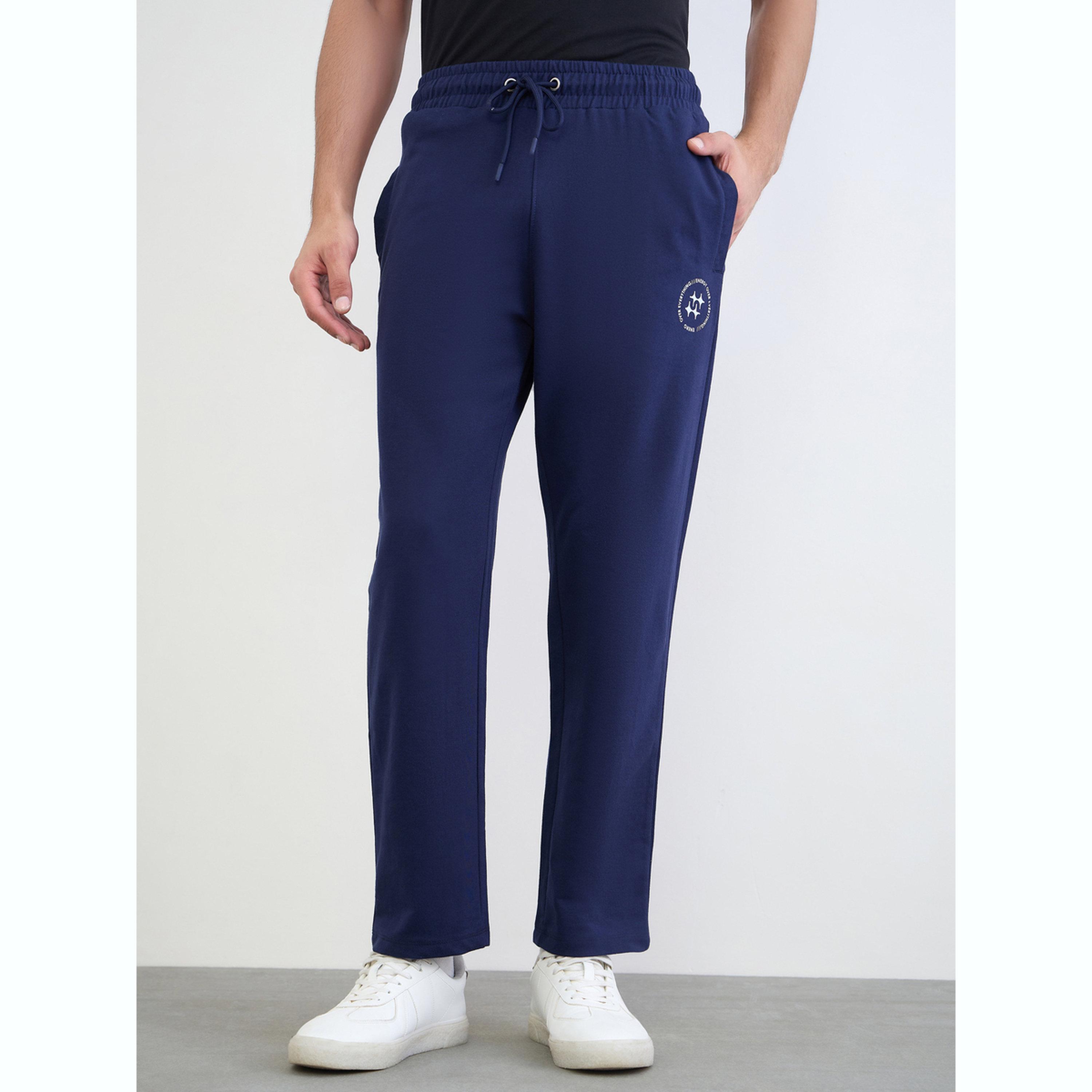 جوغر بقصة مريحة بمزيج القطن مع جيب جانبي-men-clothing-bottoms-joggers-image-1