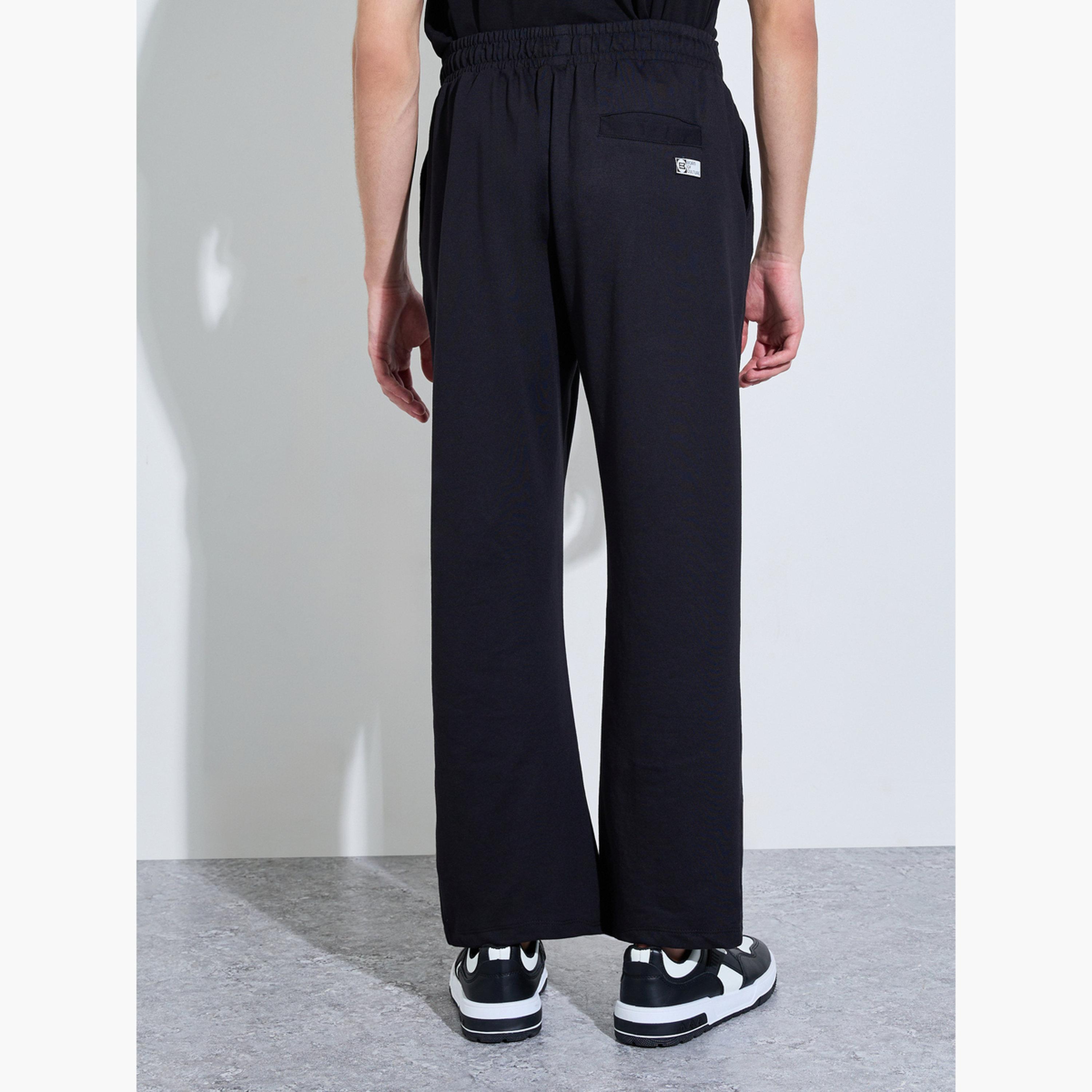 بنطال جوغر بقصة مستقيمة وخيط سحب مزيج قطن للرجال-men-clothing-bottoms-joggers-image-5