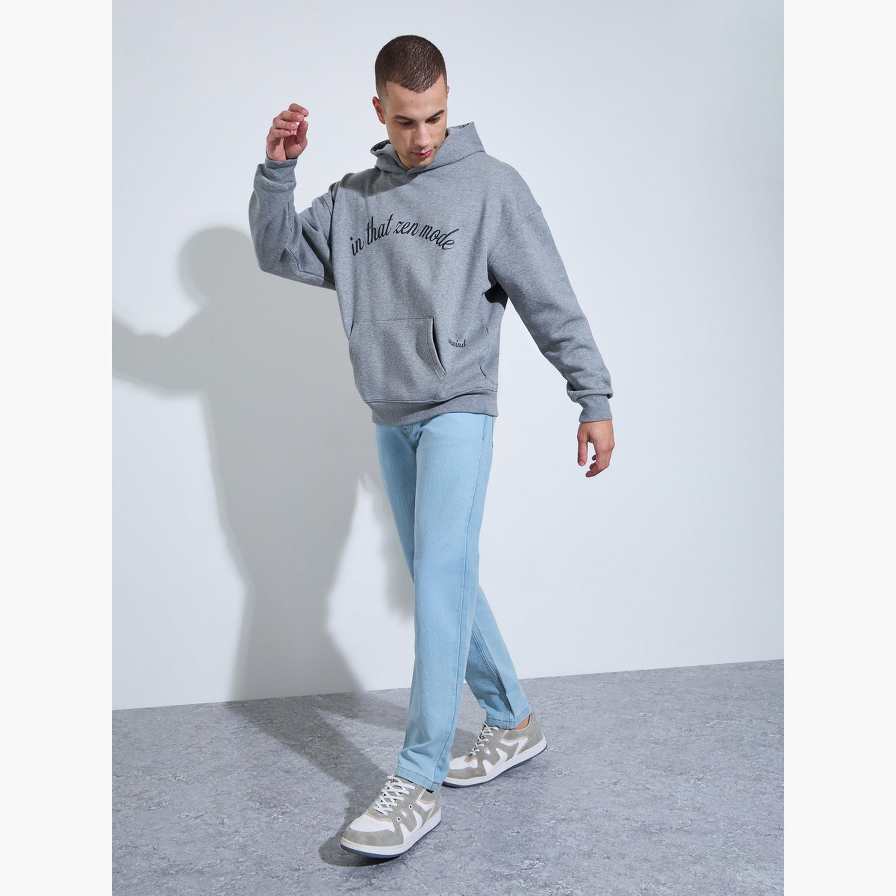 بنطال جينز بيسيك بقصة مستقيمة للرجال-men-clothing-bottoms-jeans-image-2